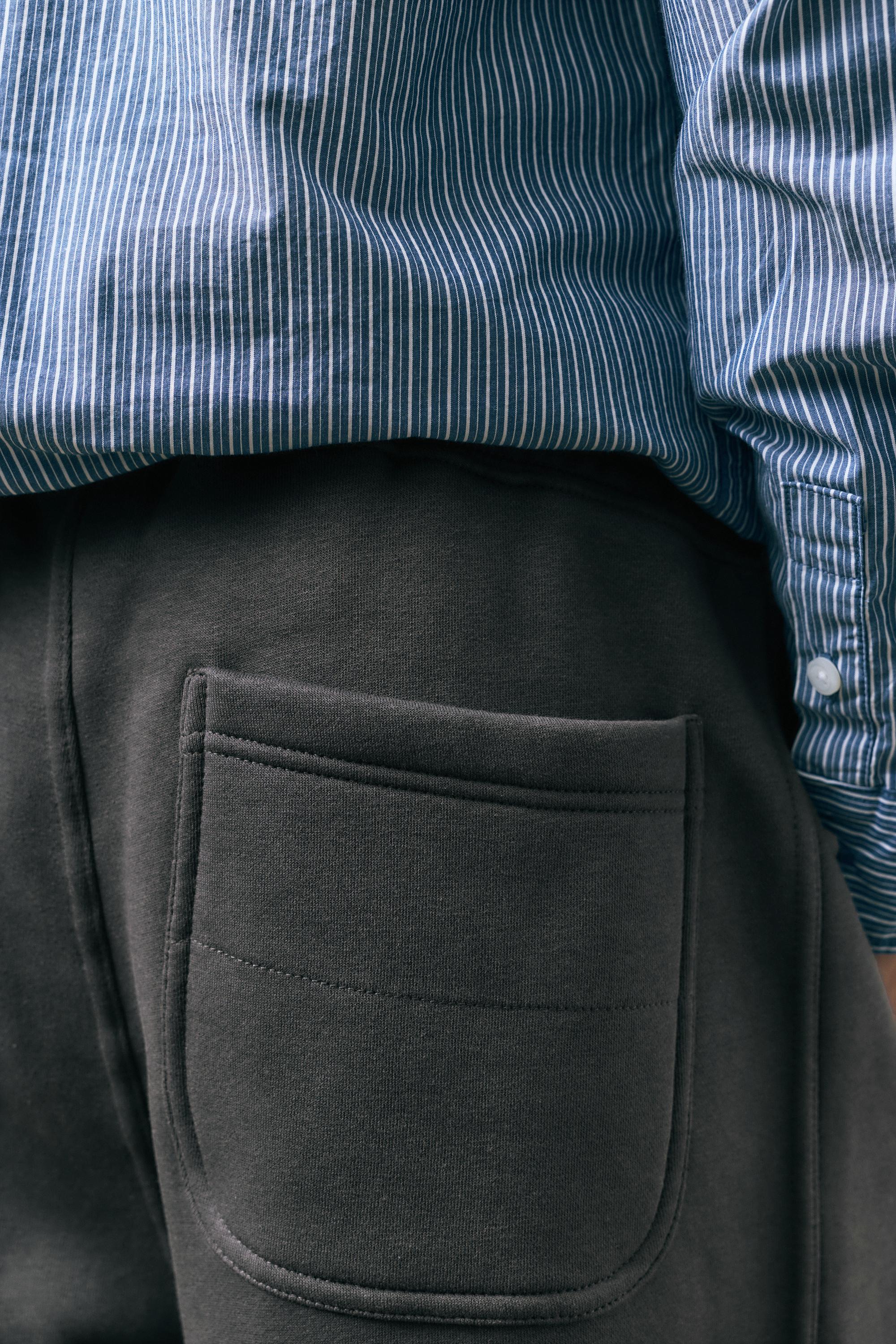Basic baggy tracksuit bottoms — Anthracite grey