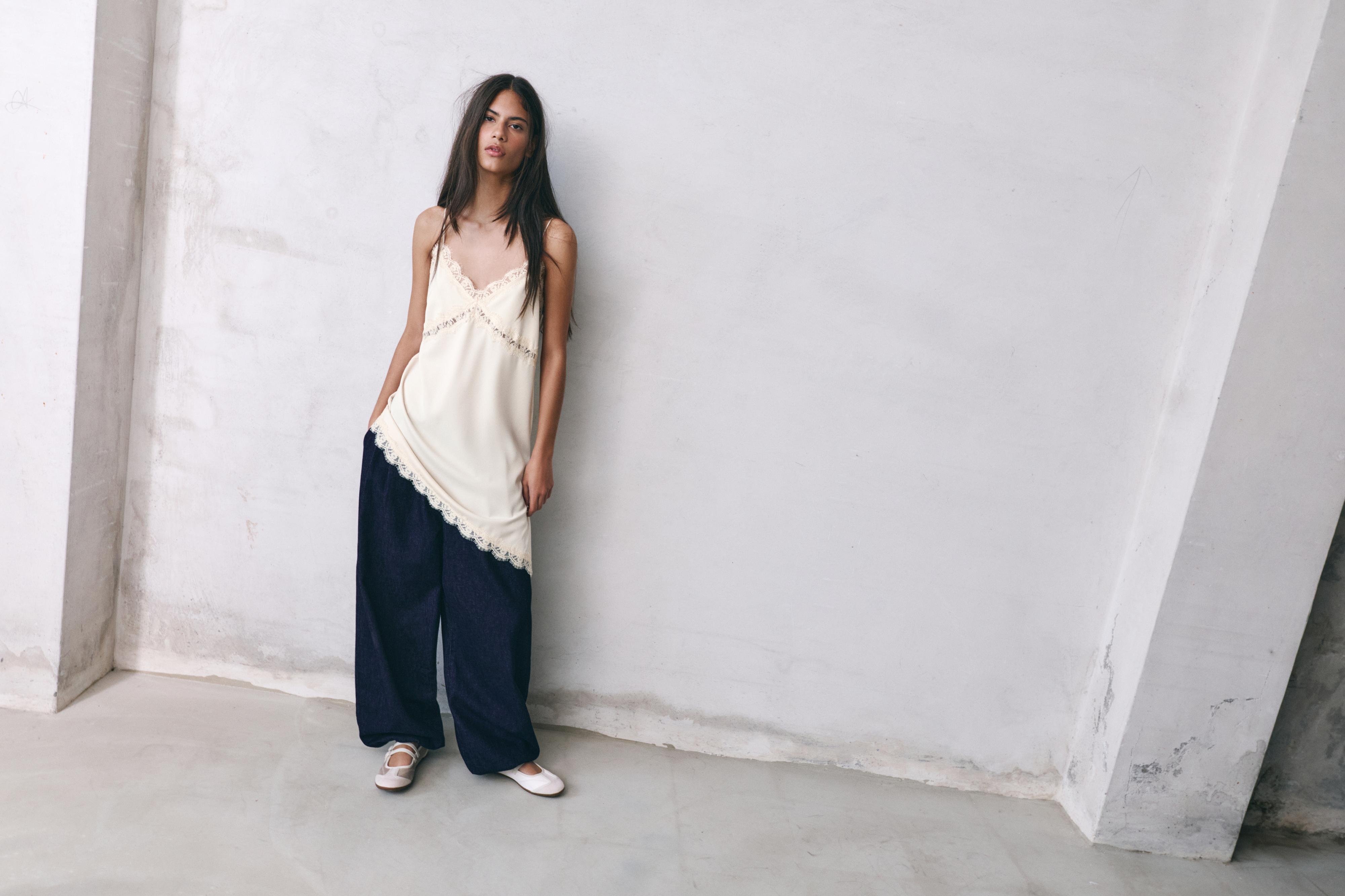 Sarouel trousers jeans — Navy