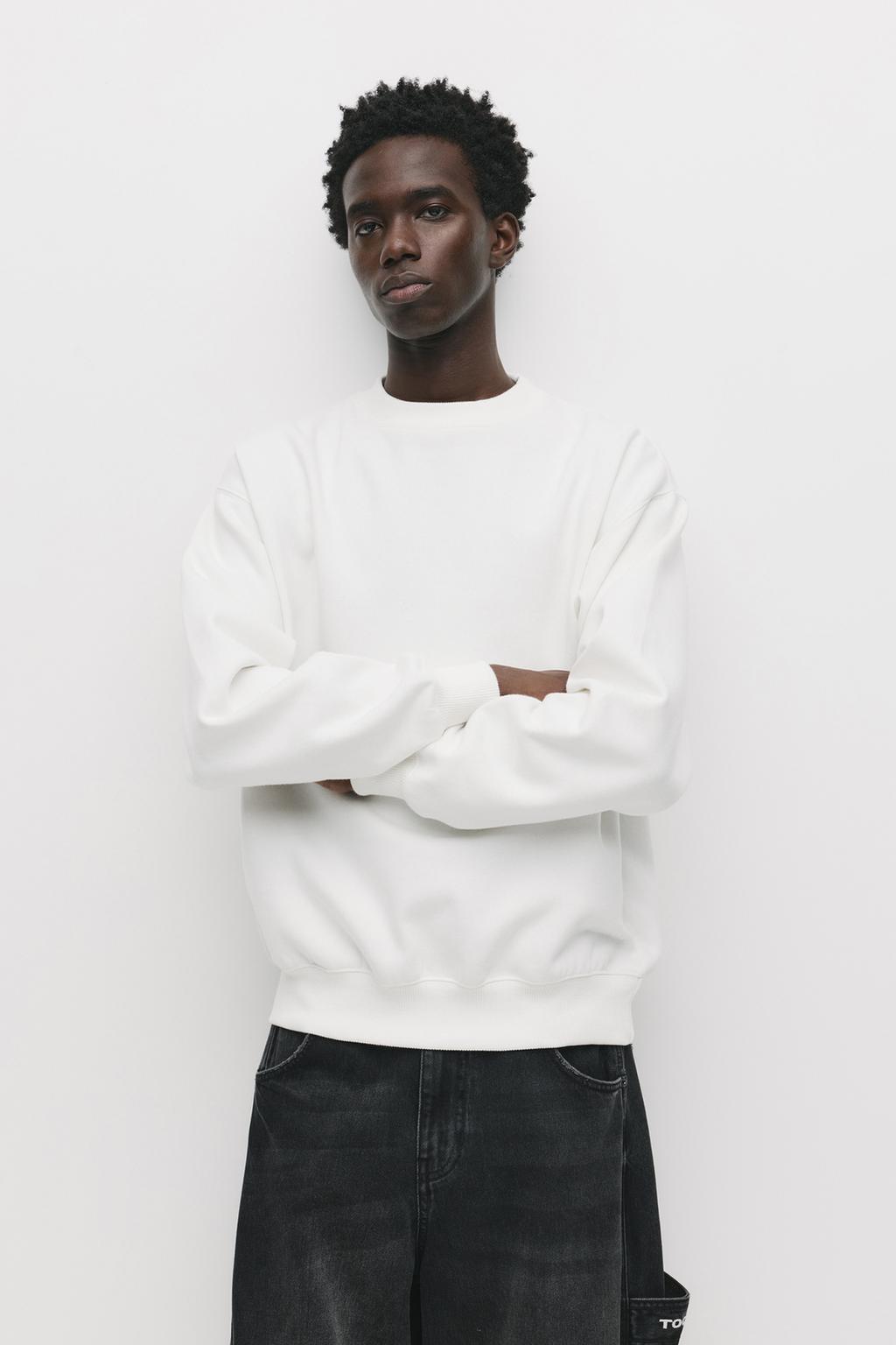 Sudadera básica cuello redondo PULL&BEAR