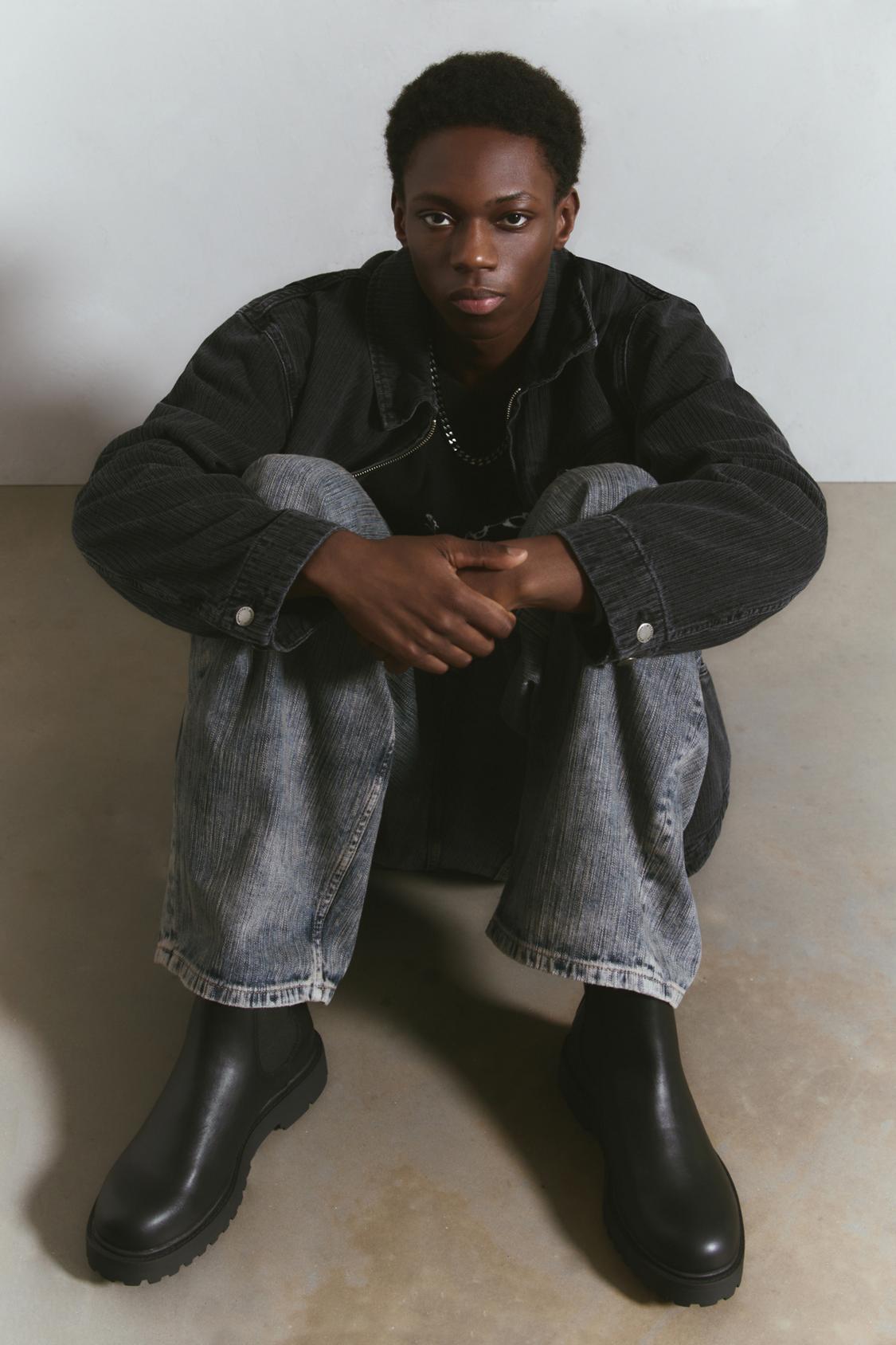 Chelsea Boots Outfit Con Botas De Cuero Hombre Combinar Botas