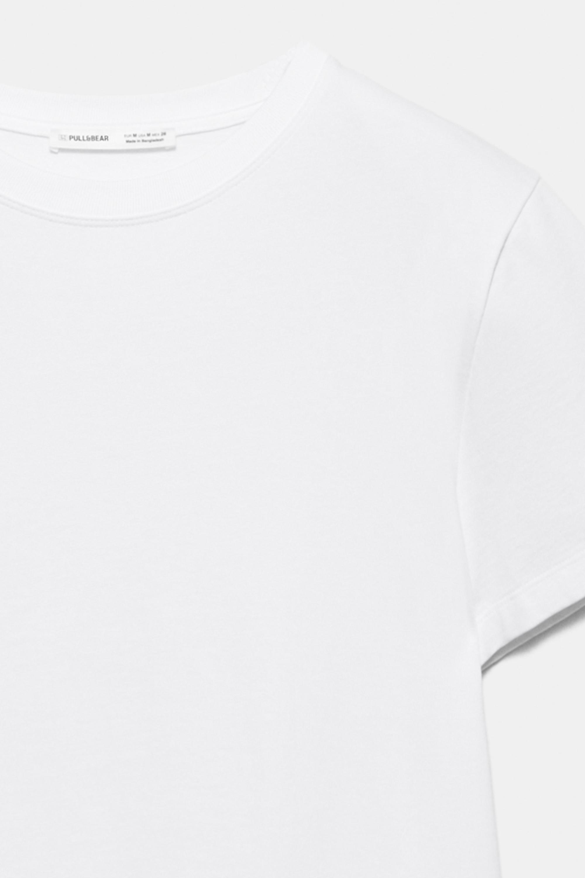 Short sleeve T-shirt 100% cotton — White