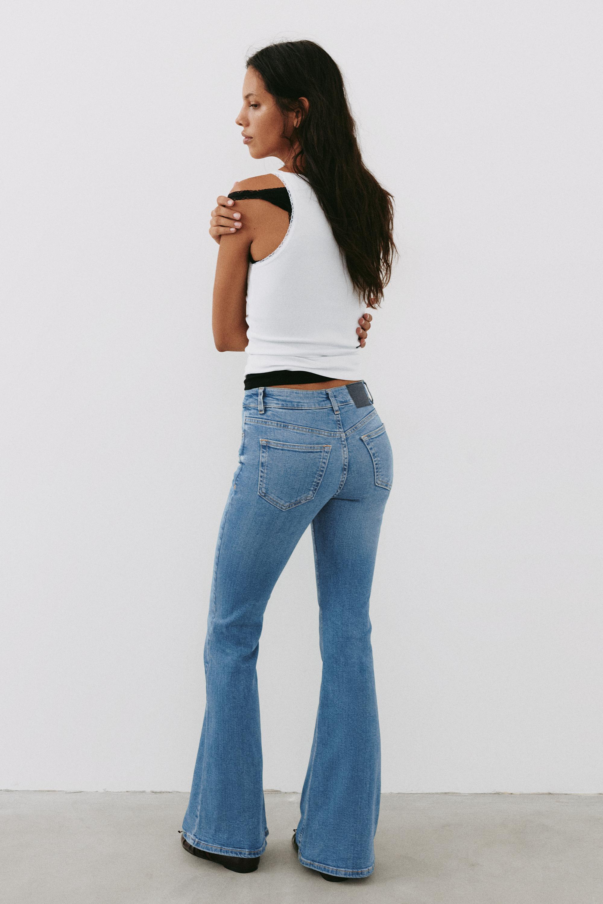 Skinny flared jeans — Indigo