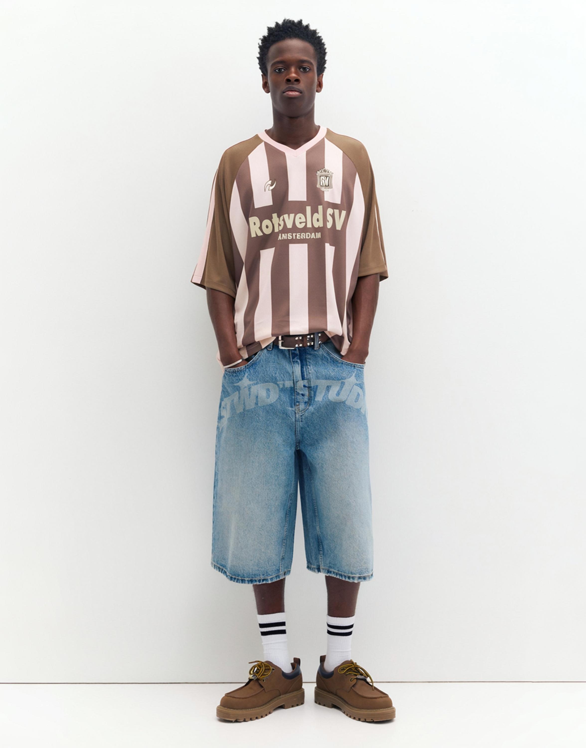 Çizgili Amsterdam futbol tişörtü - Görsel 11