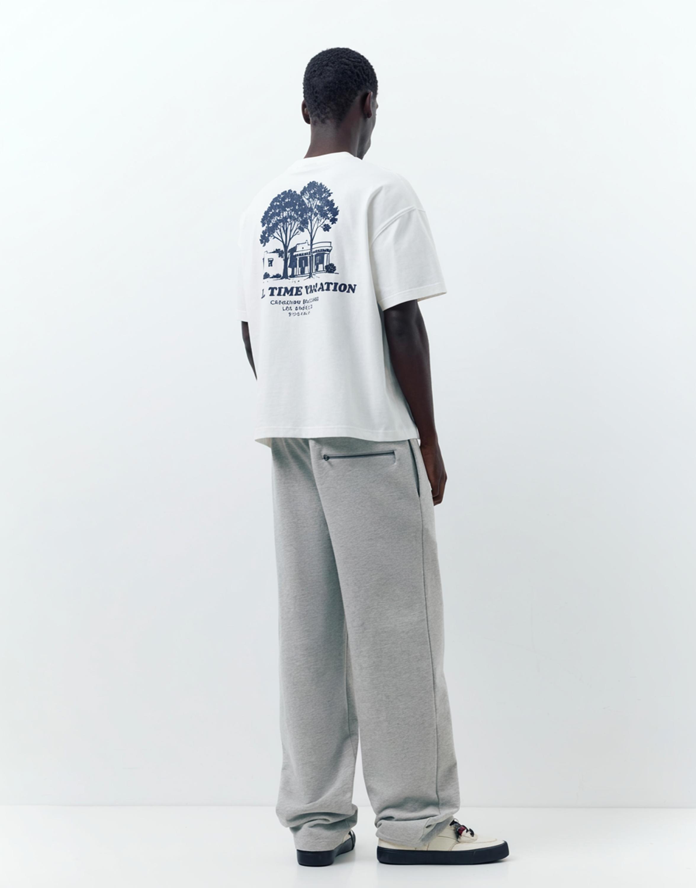 Kısa kollu grafikli tişört - Görsel 7