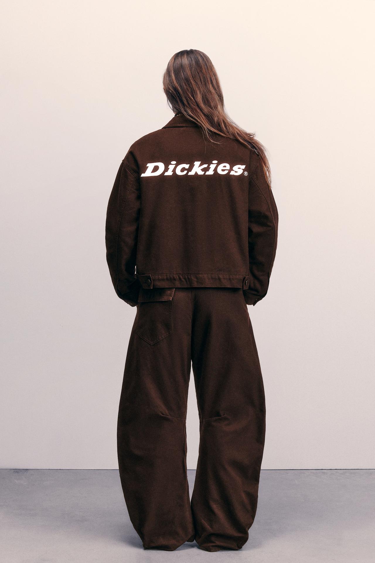 Dickies barrel chino trousers — Brown