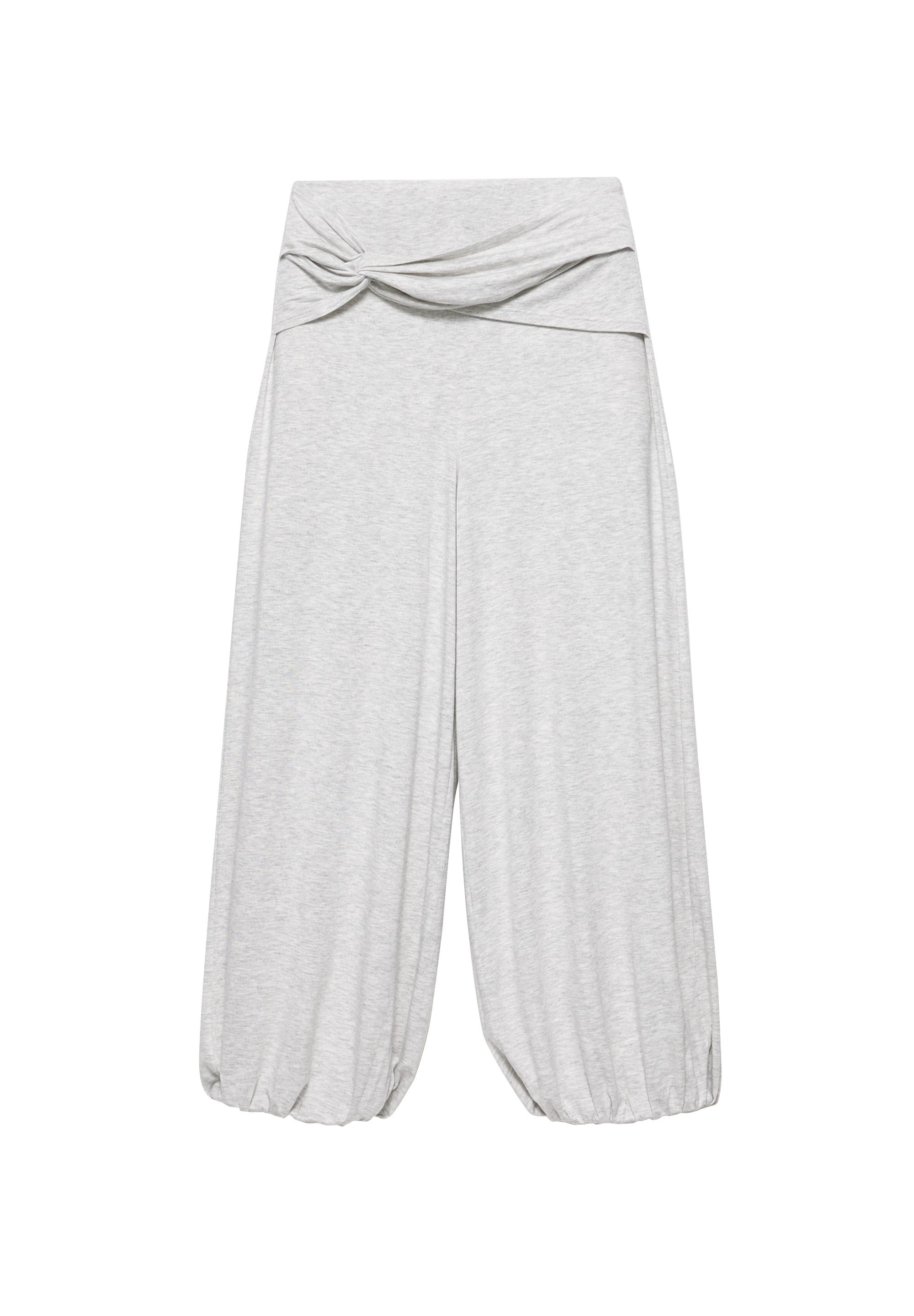 Capris sarouel trousers — Grey marl