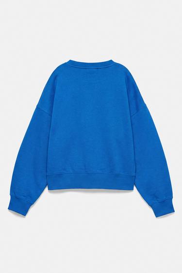 Round neck sweatshirt — Deep blue 7