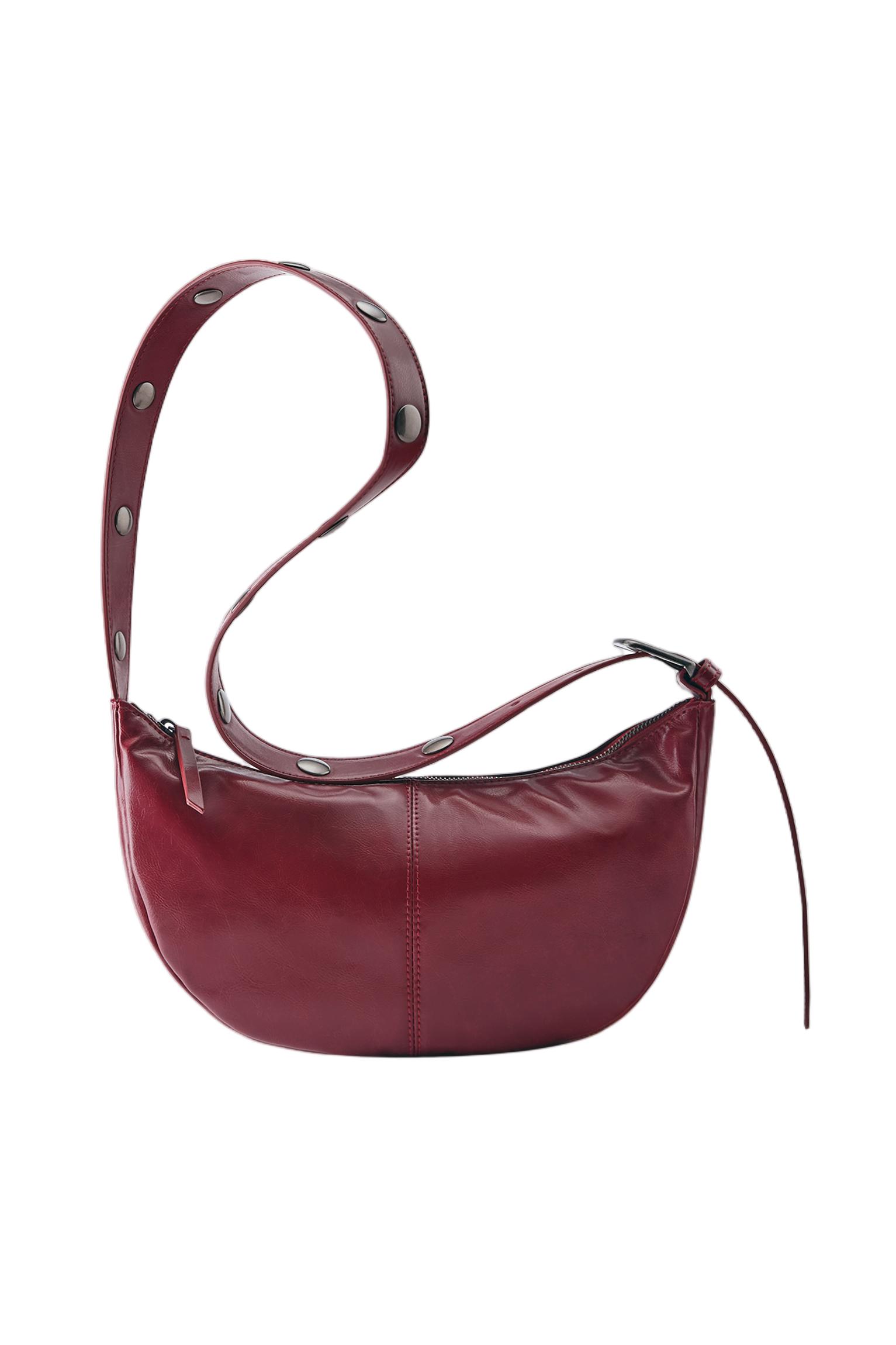 Studded crossbody bag — Red