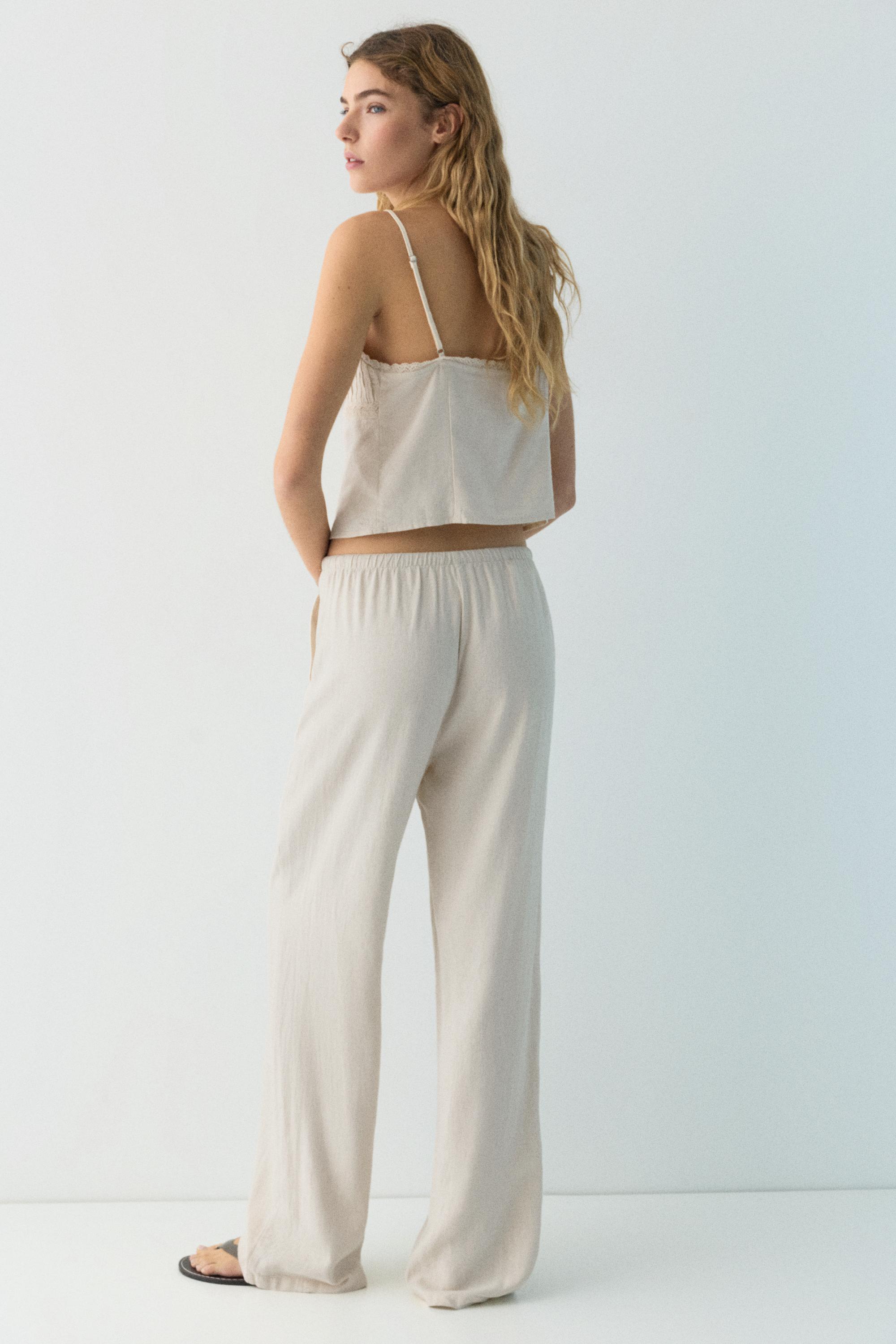 Keten jogger pantolon - Görsel 47