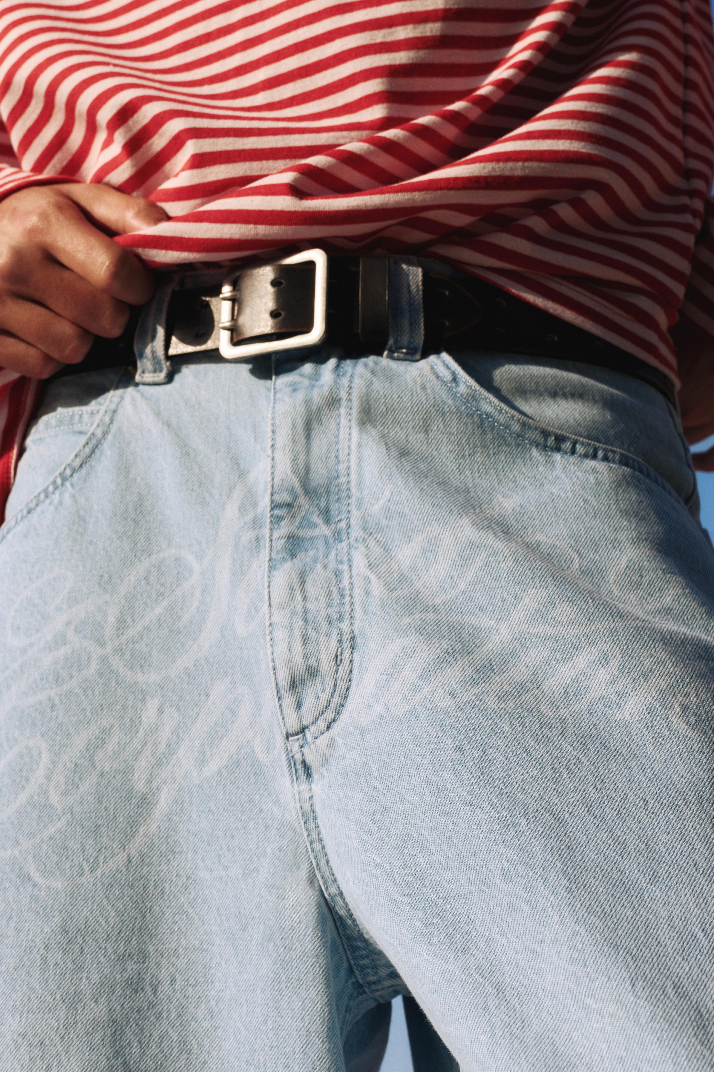 STWD Corporation graphic jorts — Pale blue