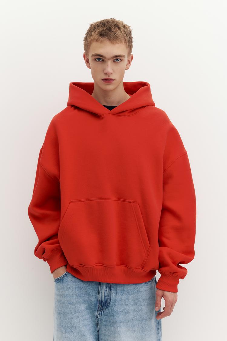 STWD hood sweatshirt — Red
