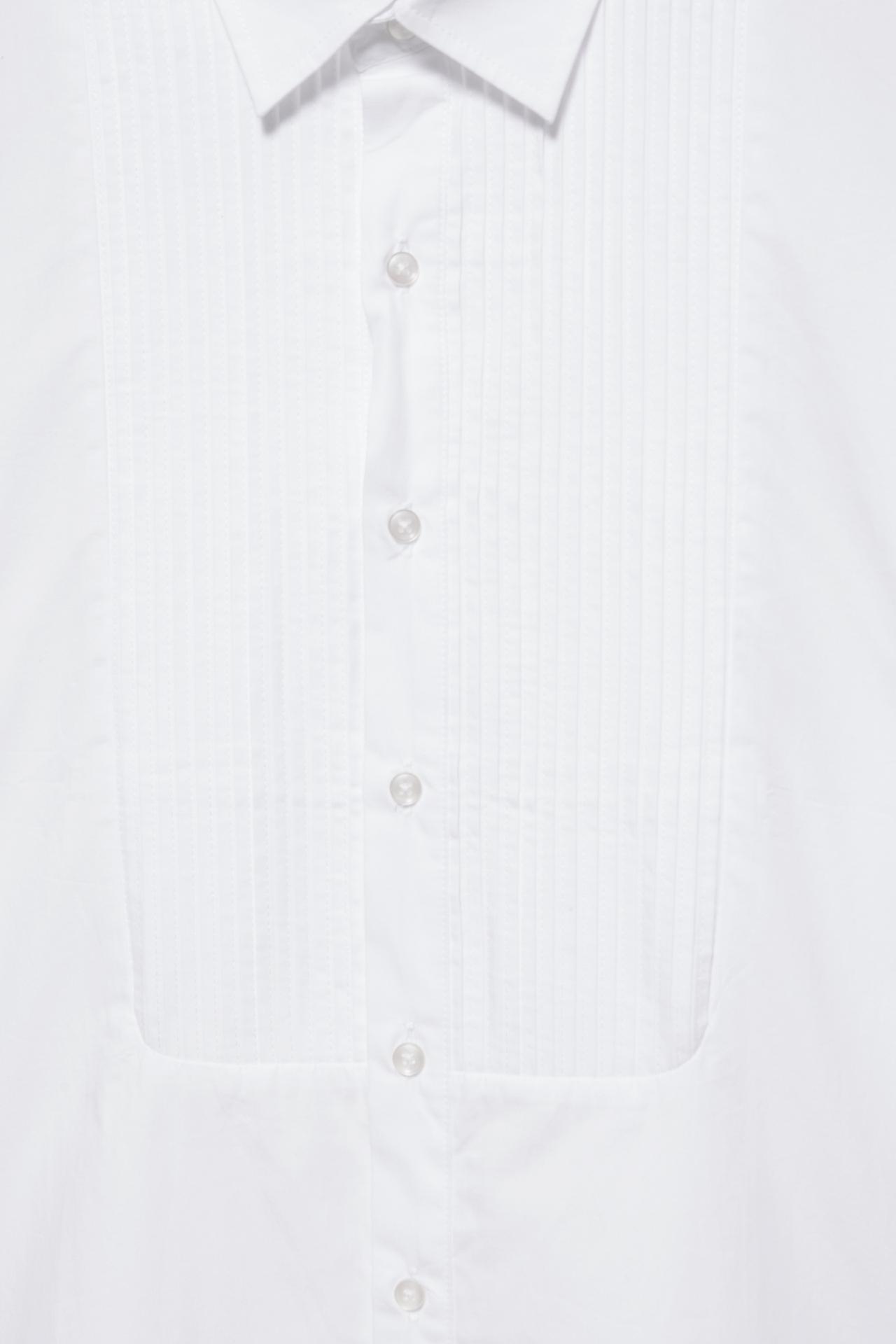 Oscar Ouyang pleated shirt — Off white