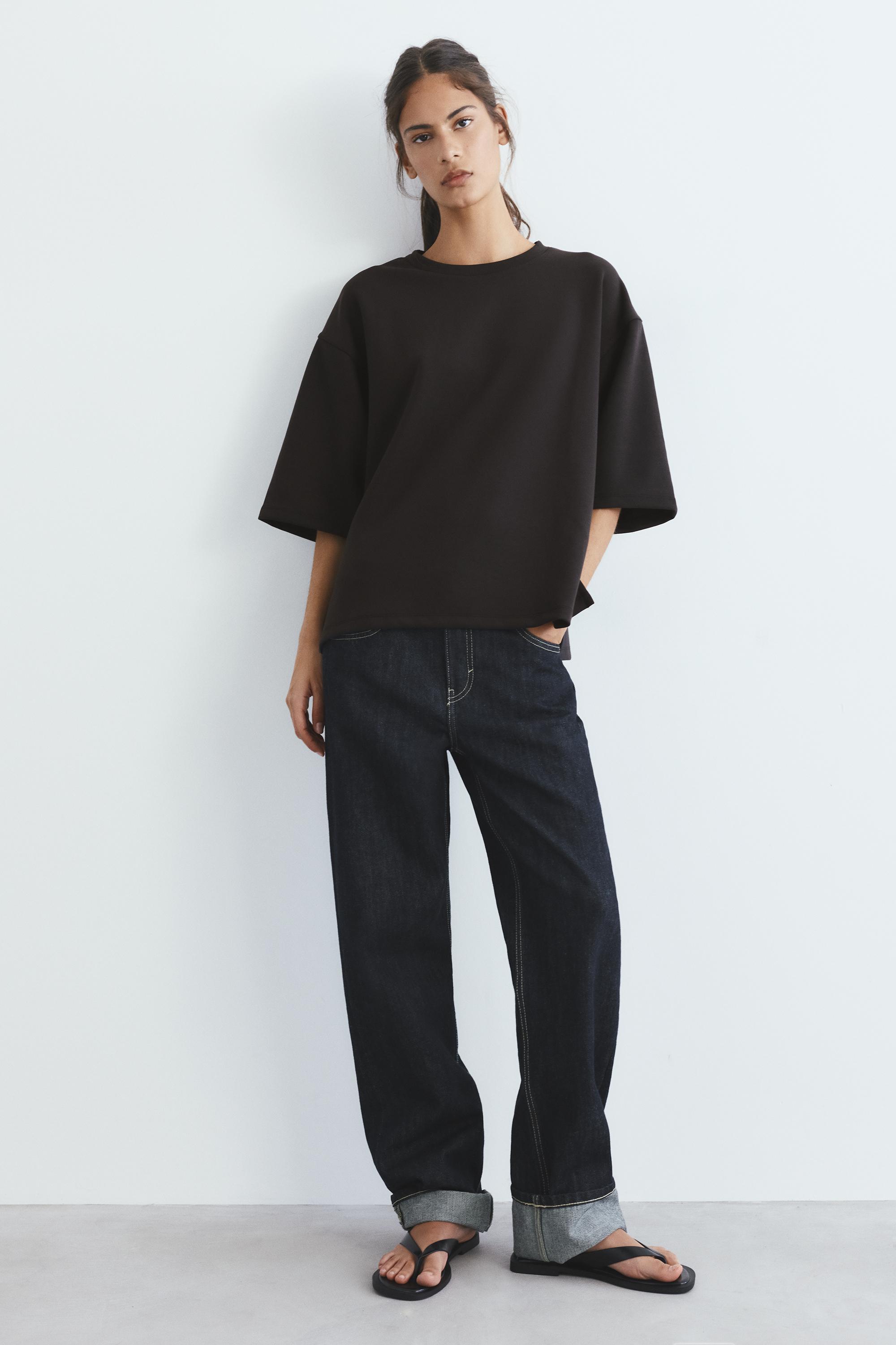 Soft-touch short sleeve T-shirt — Anthracite grey