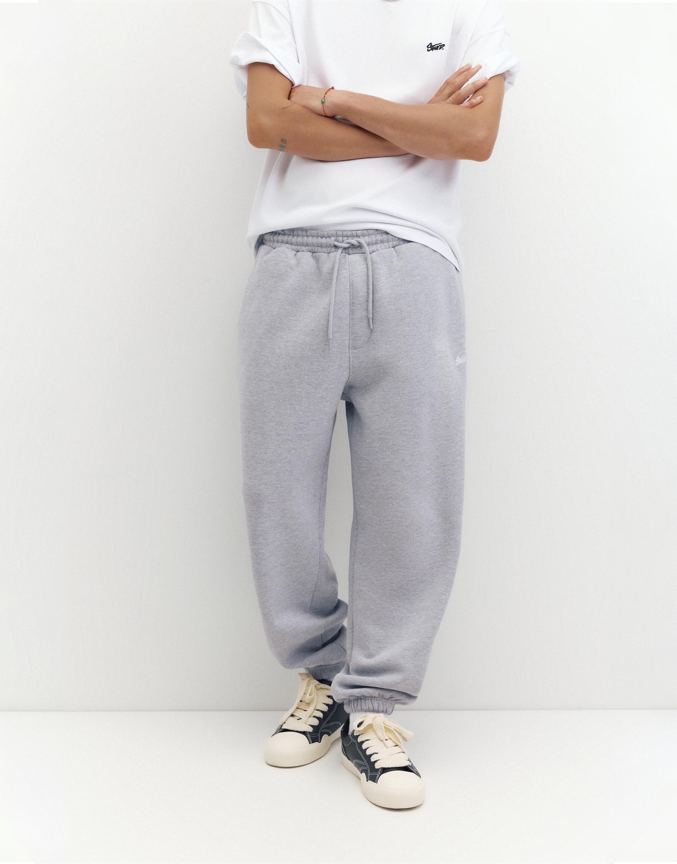 STWD joggers — Grey marl