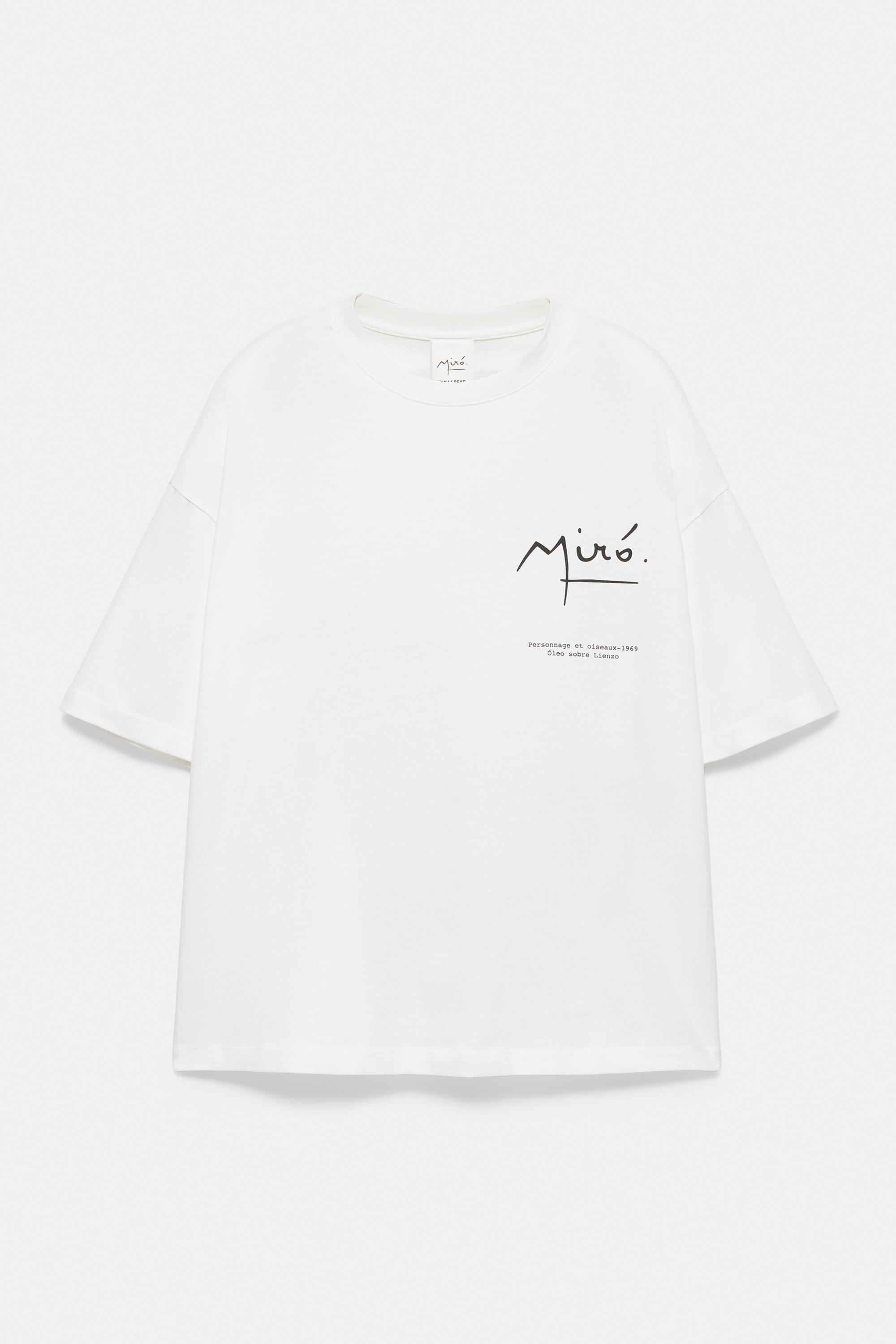 Relaxed fit Miró T-shirt — Off white