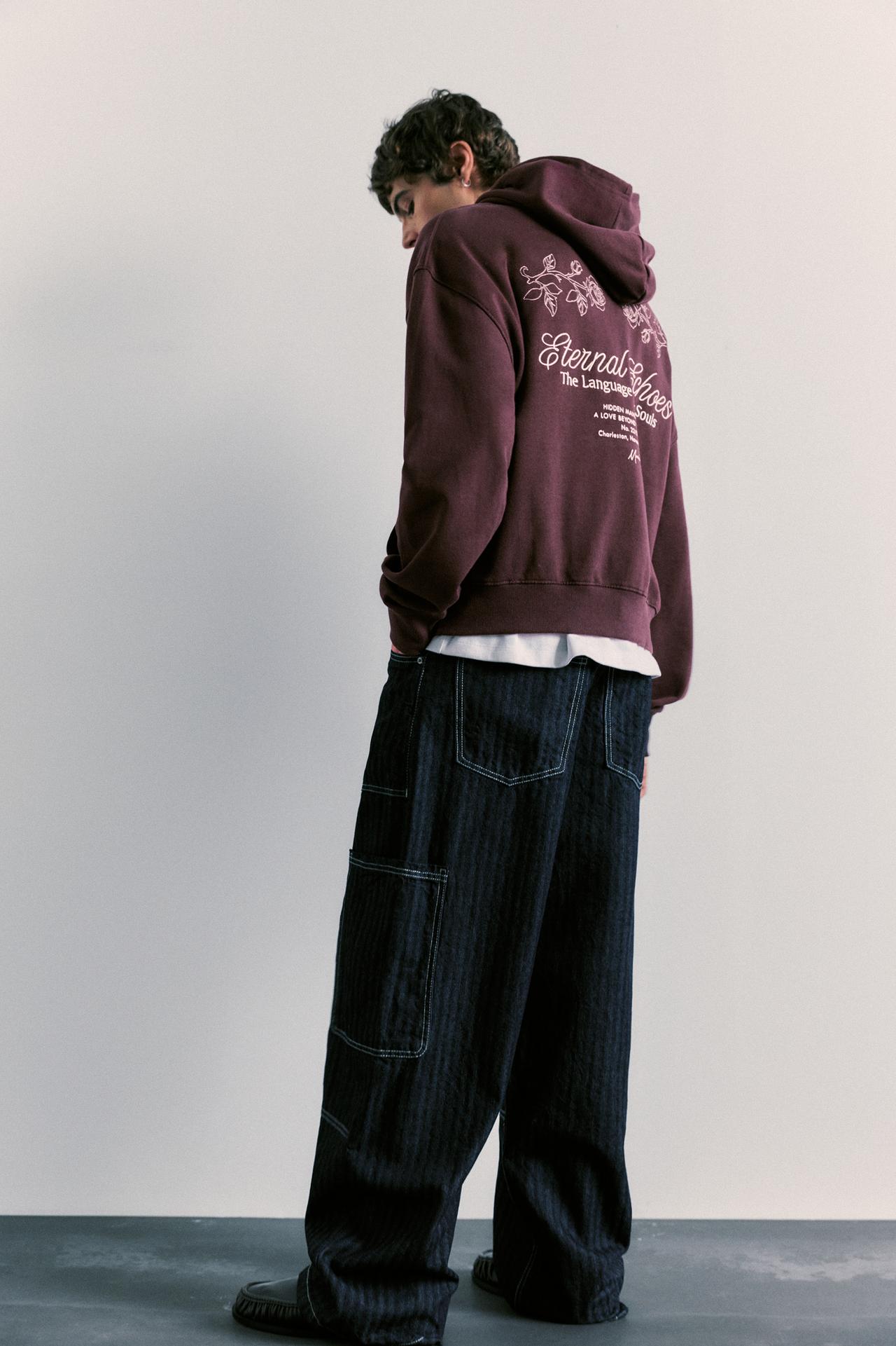 Eternal Echoes hoodie — Wine