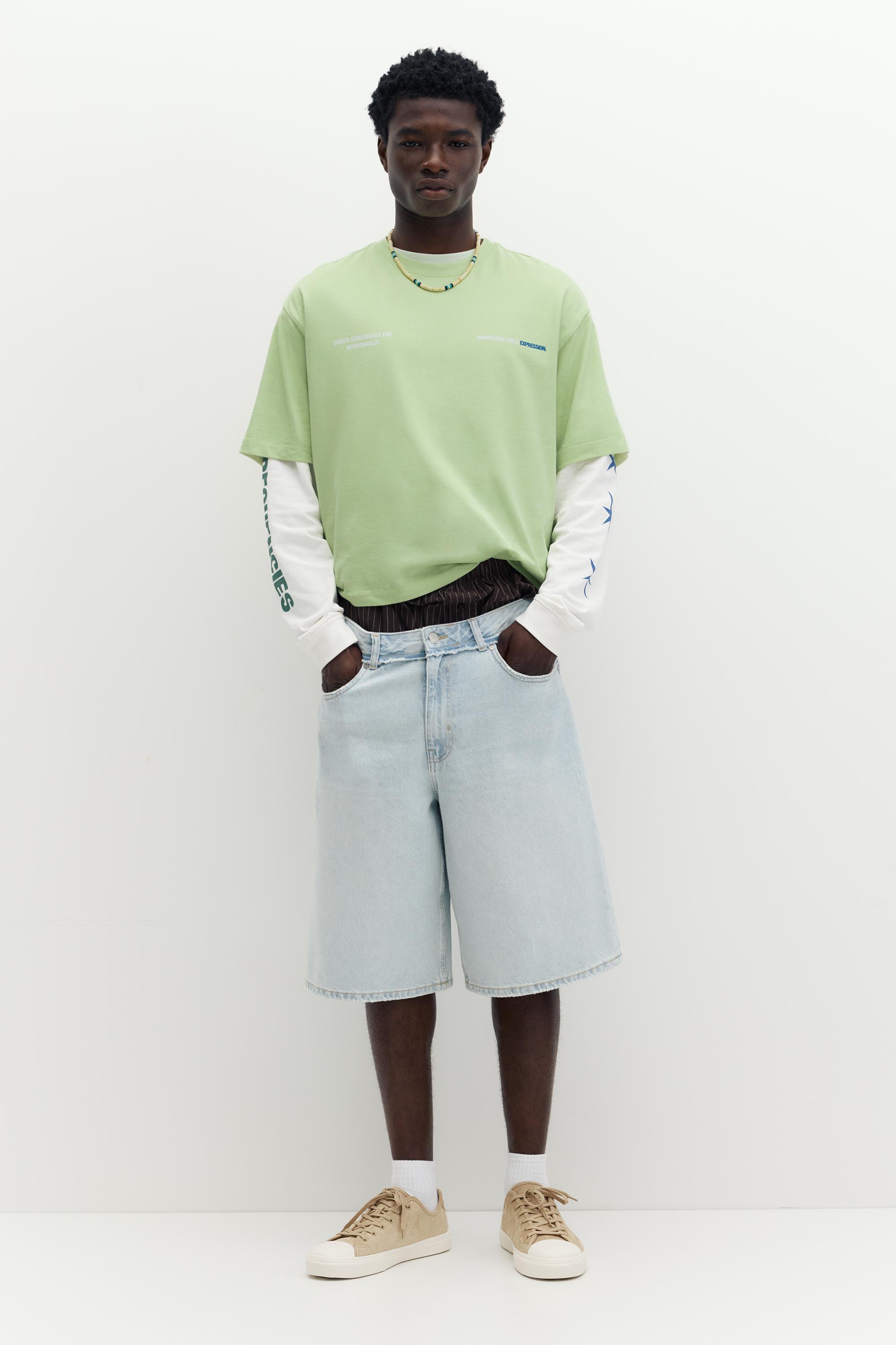 STWD graphic T-shirt — Lime