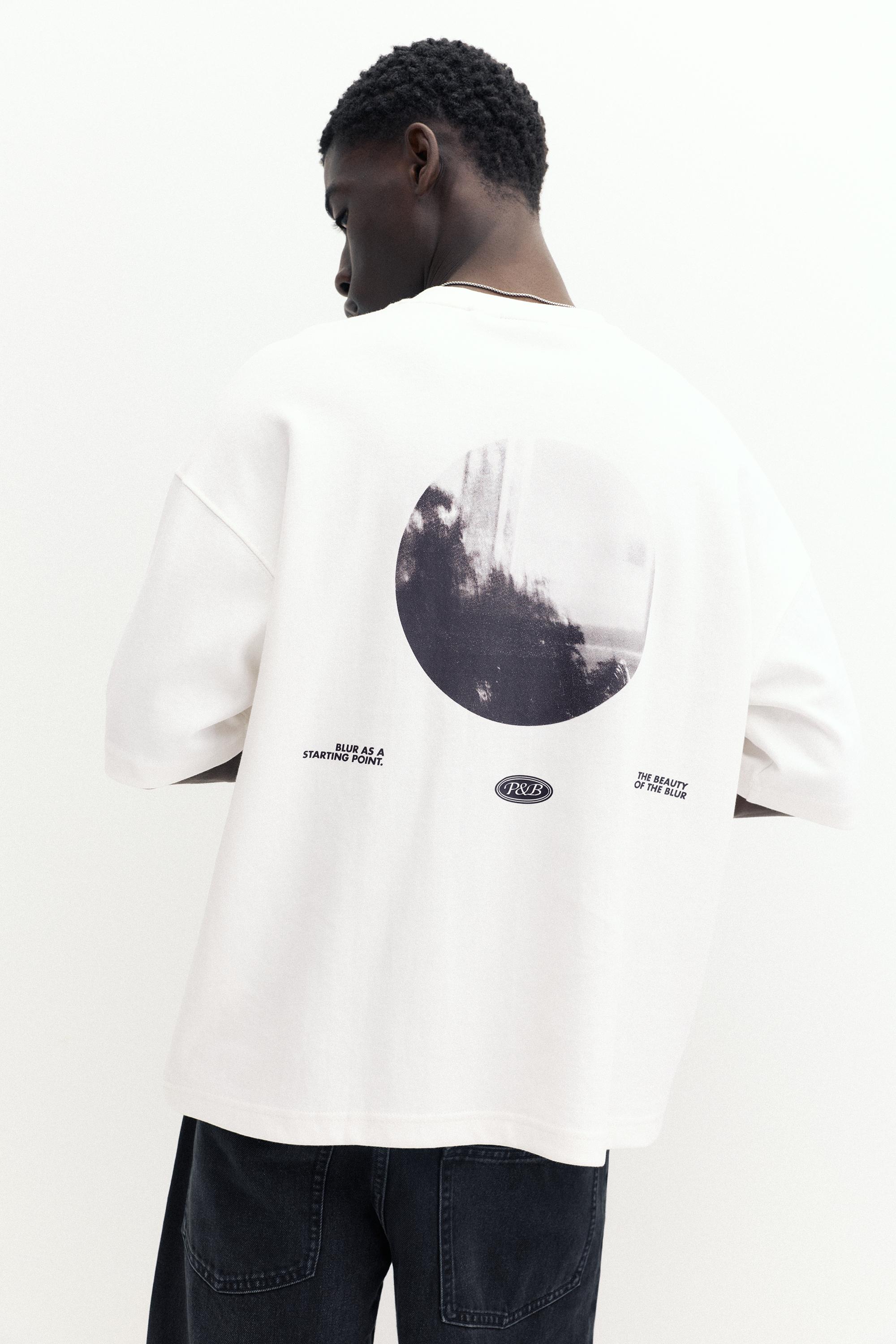 Interlock photographic T-shirt — Off white