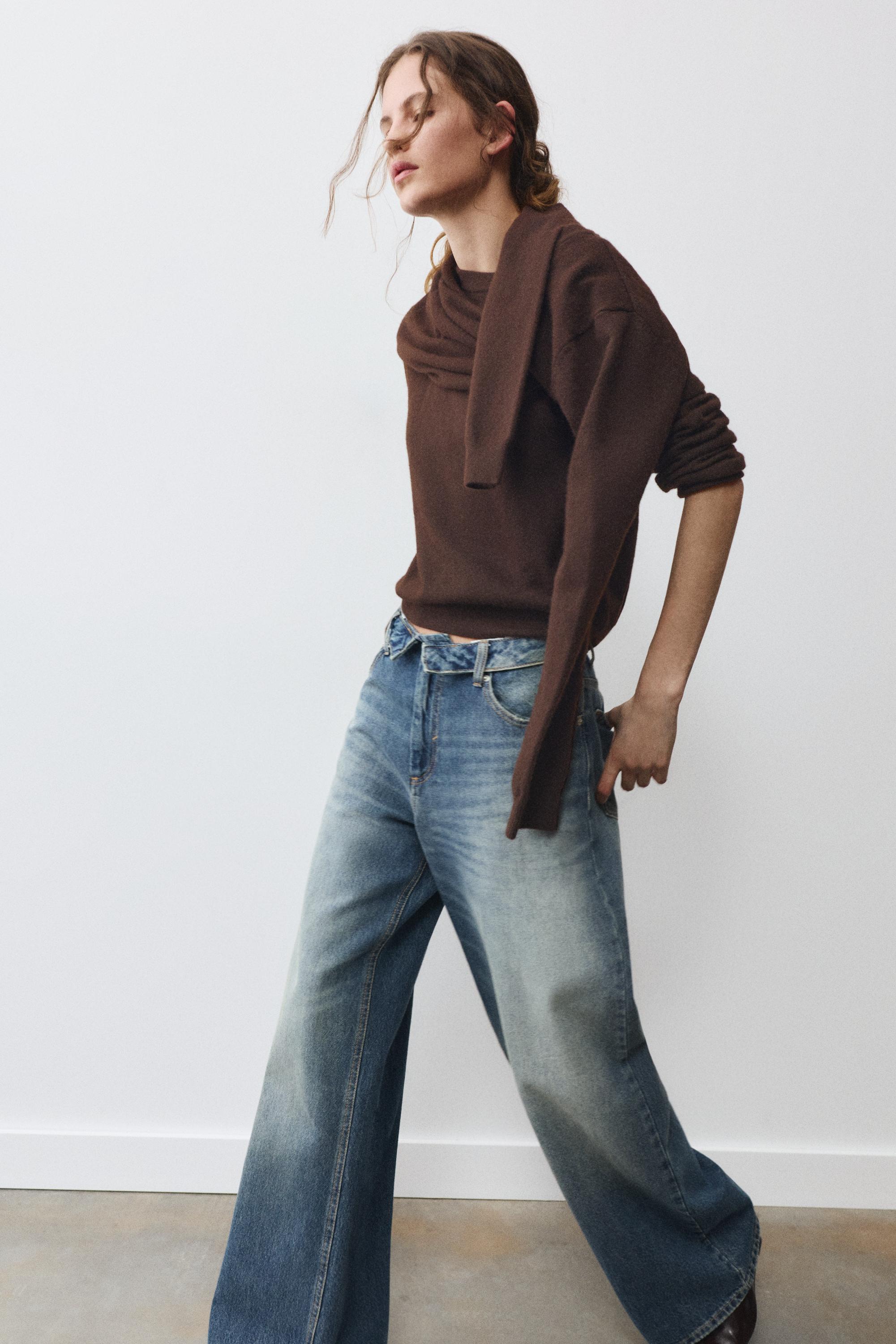 Soft knit jumper — Brown