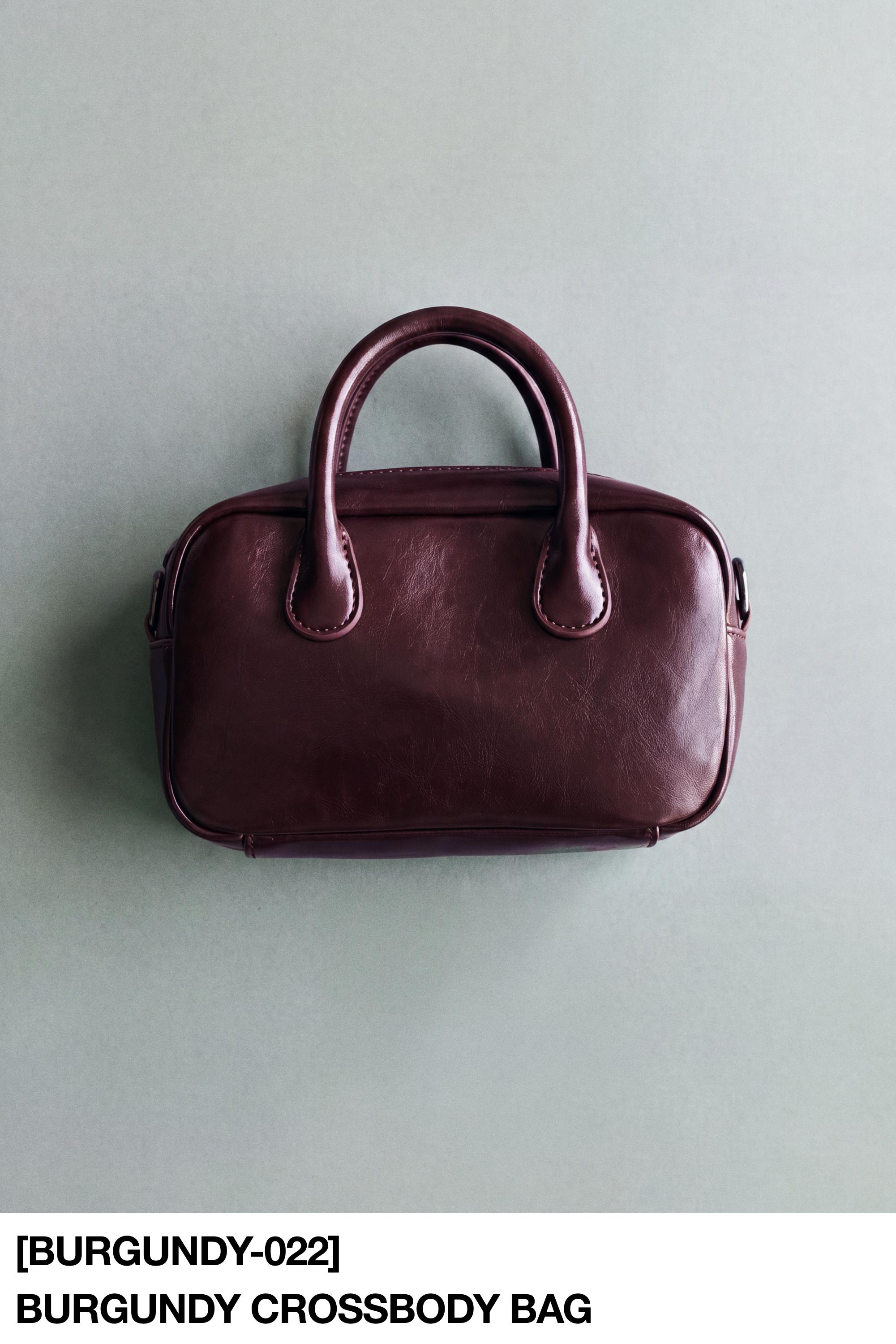 Mini crossbody bag — Burgundy