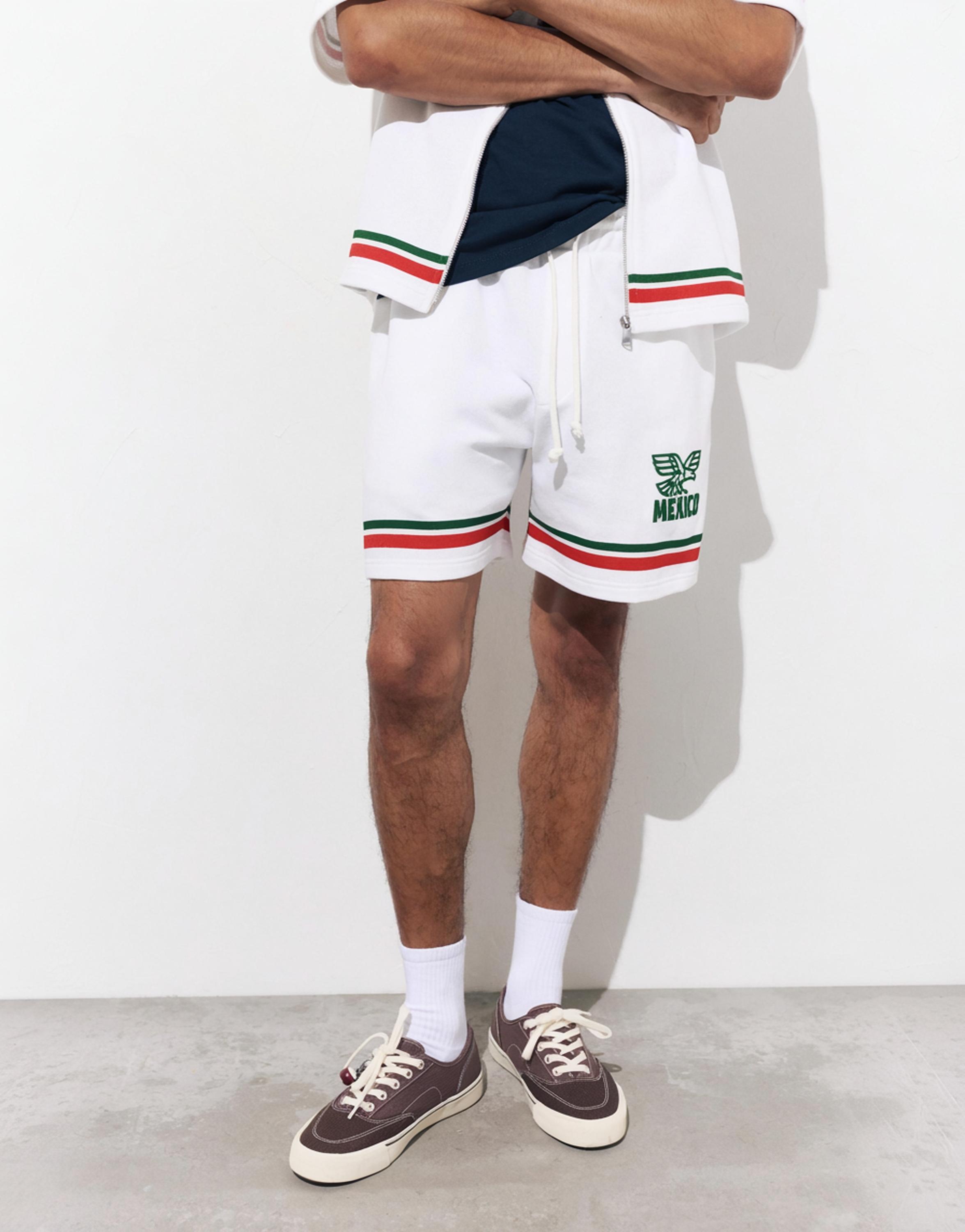 Mexico FIFA World Cup Bermuda shorts — Off white