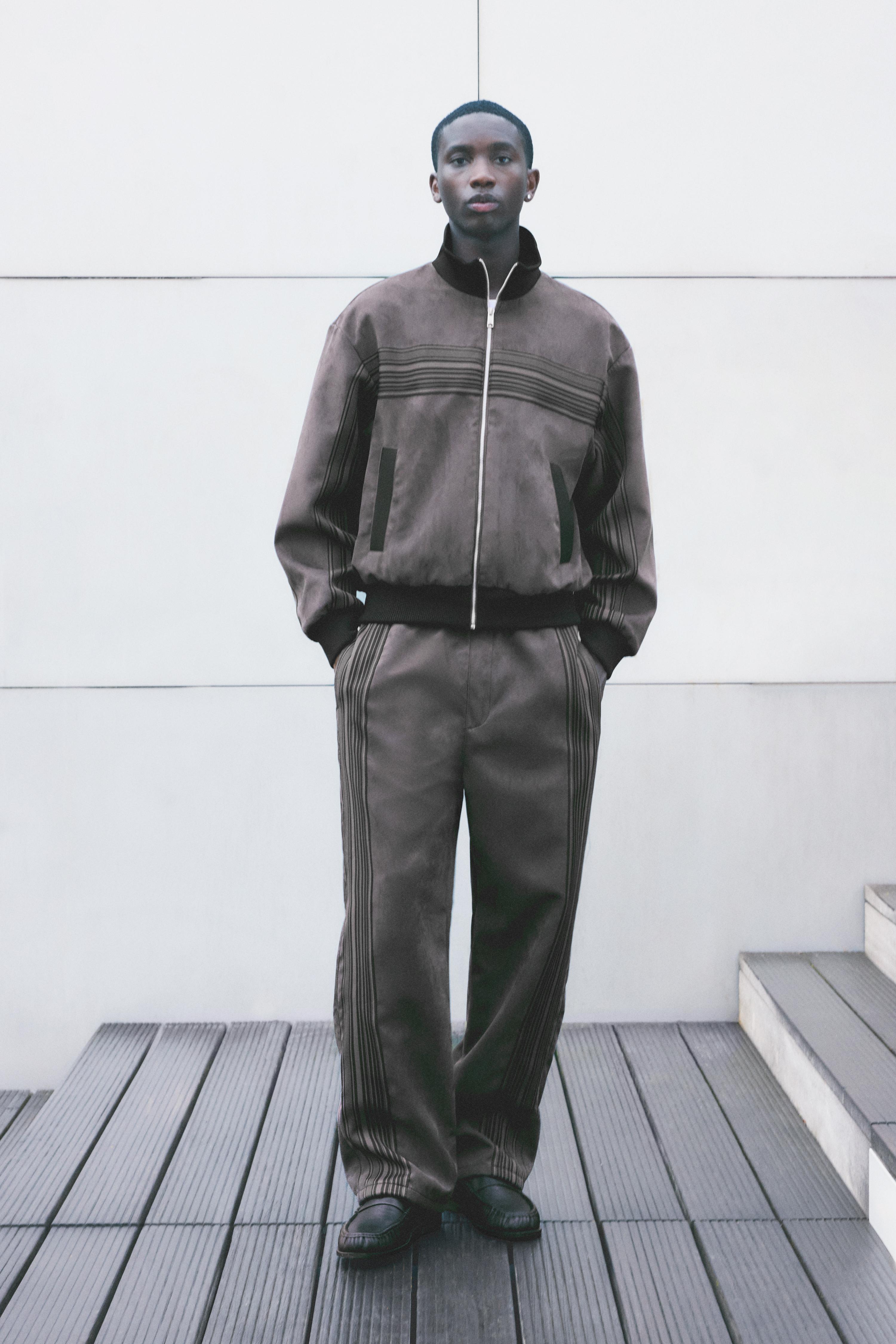 Pantalón jogger efecto ante