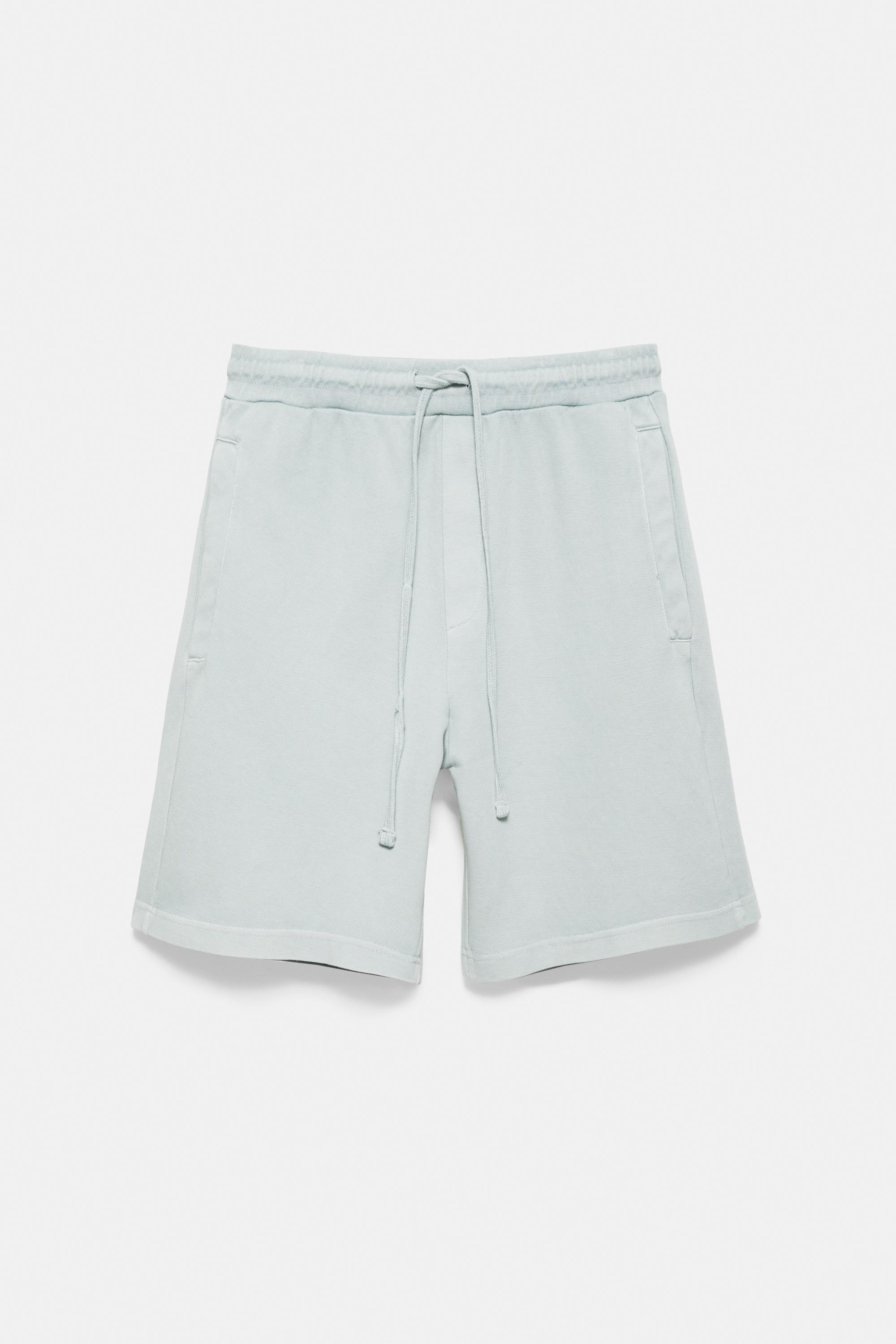 Dokulu jogger bermuda - Görsel 20