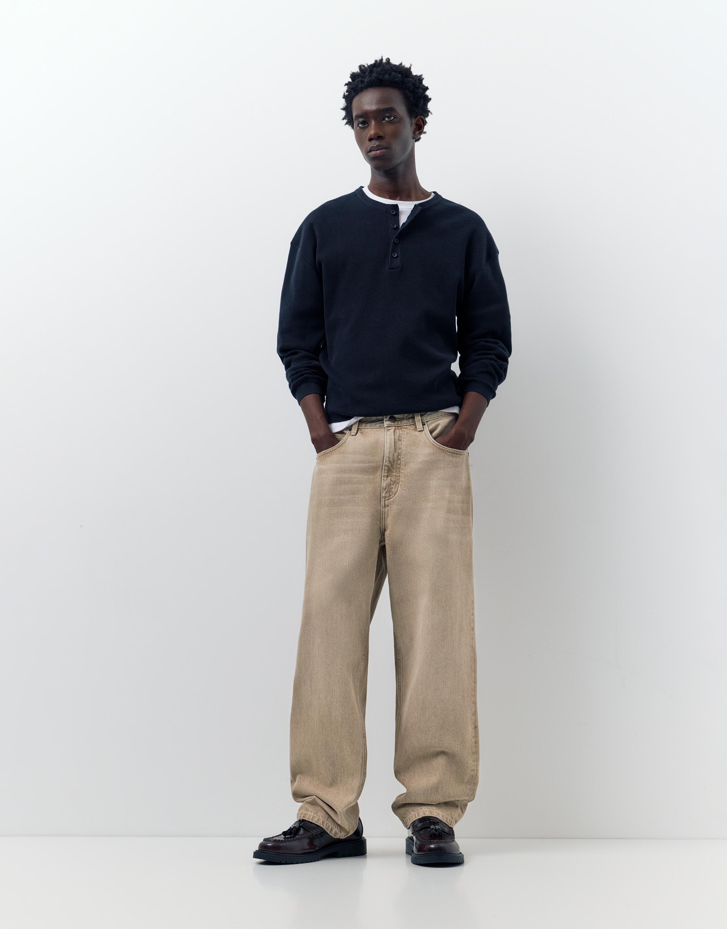 Baggy jeans — Medium ecru