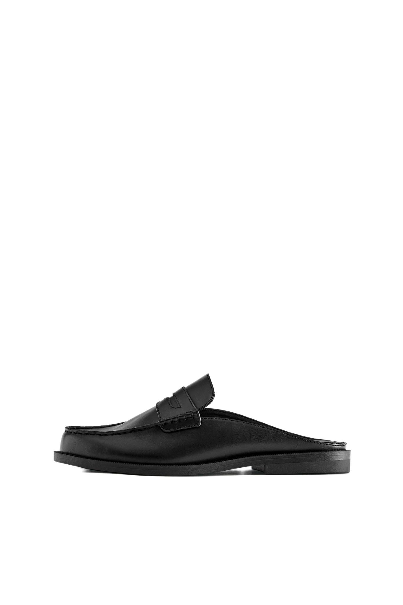 Slingback loafers — Black