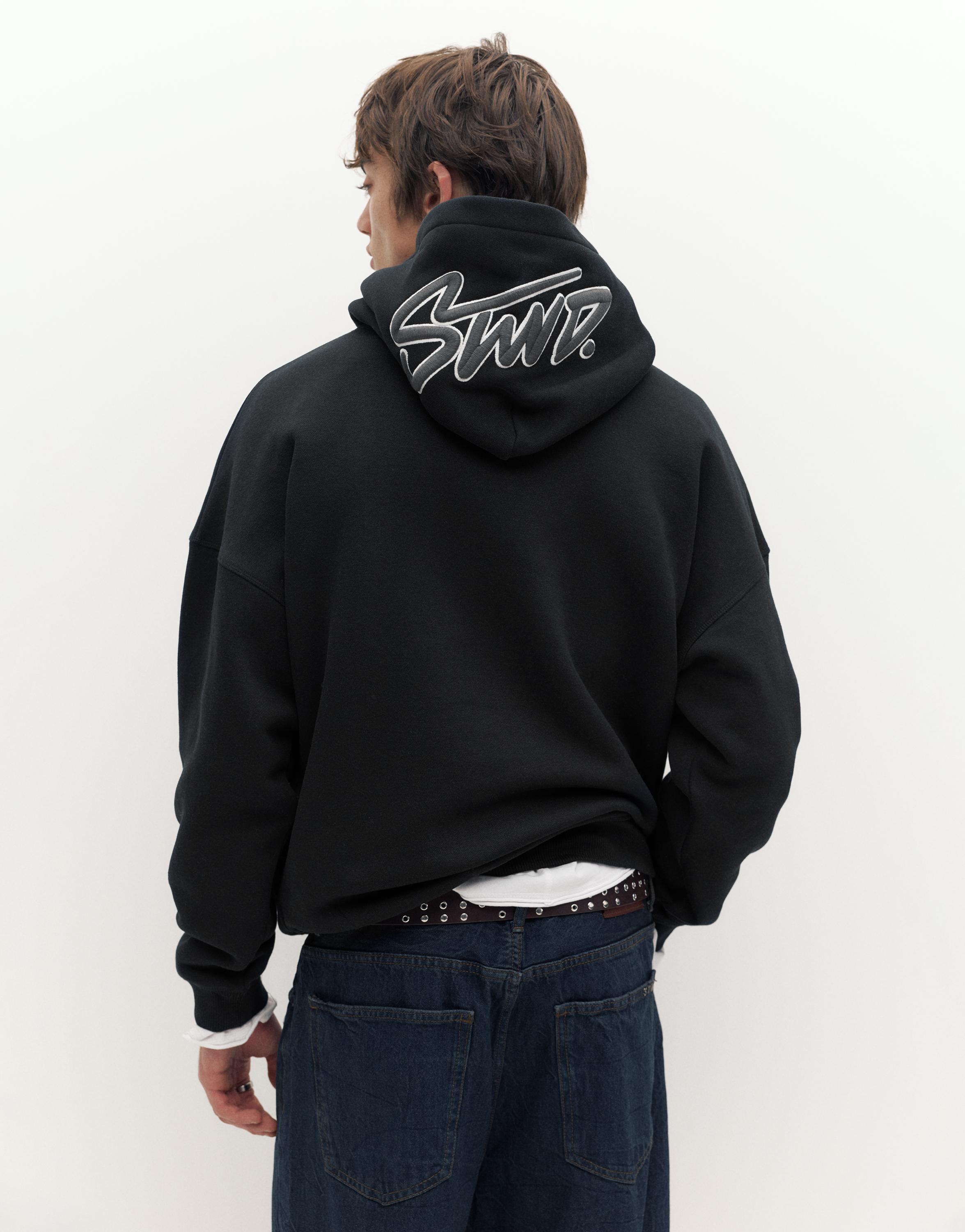 STWD İşlemeli kapüşonlu sweatshirt - Görsel 84