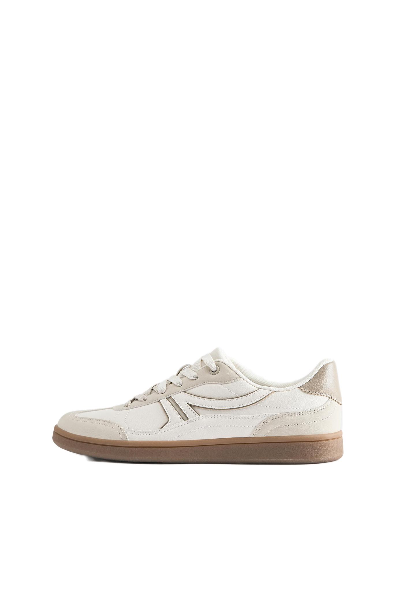 Retro trainers — Ecru