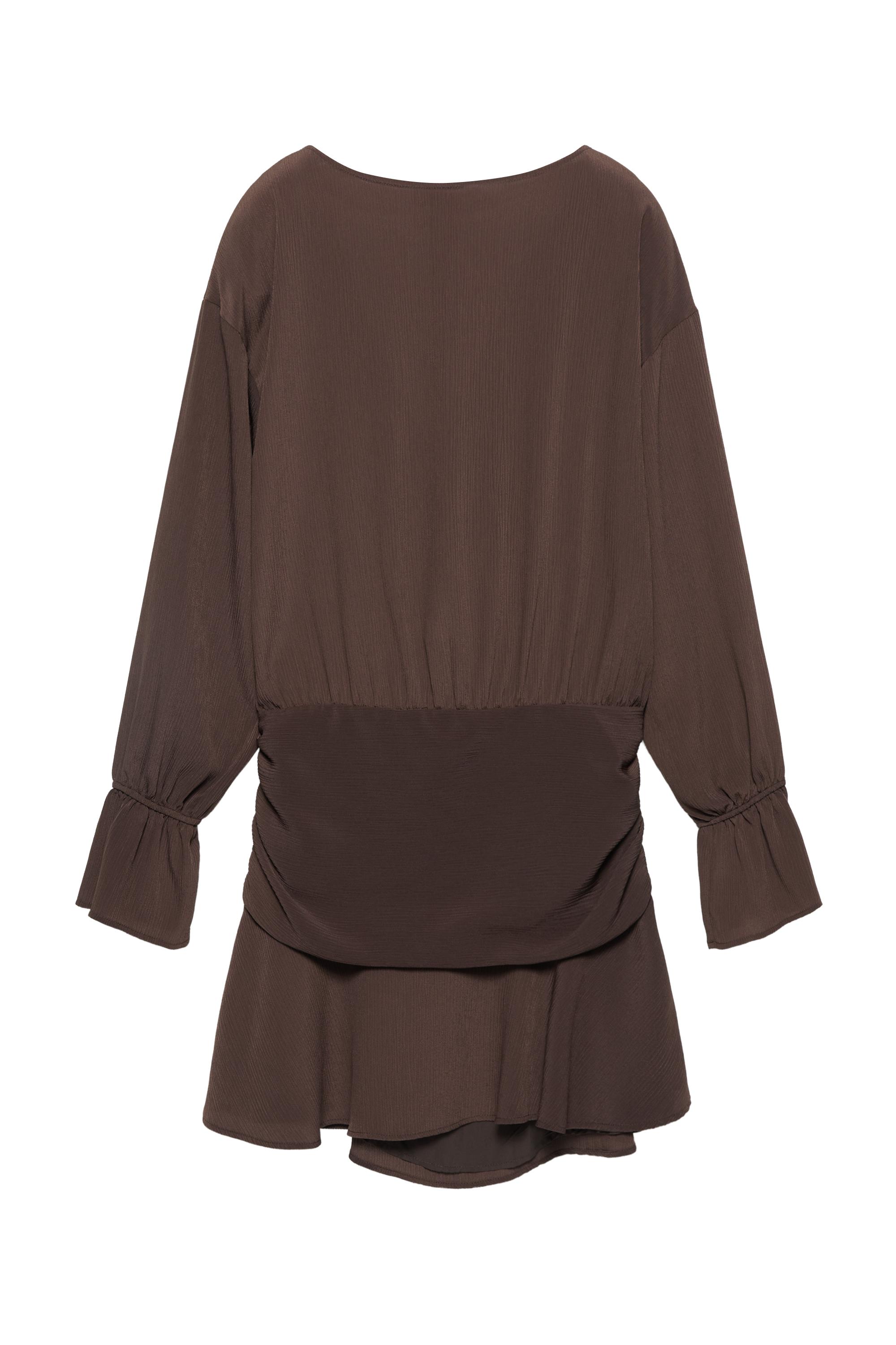 Fırfırlı kısa elbise - Görsel 2