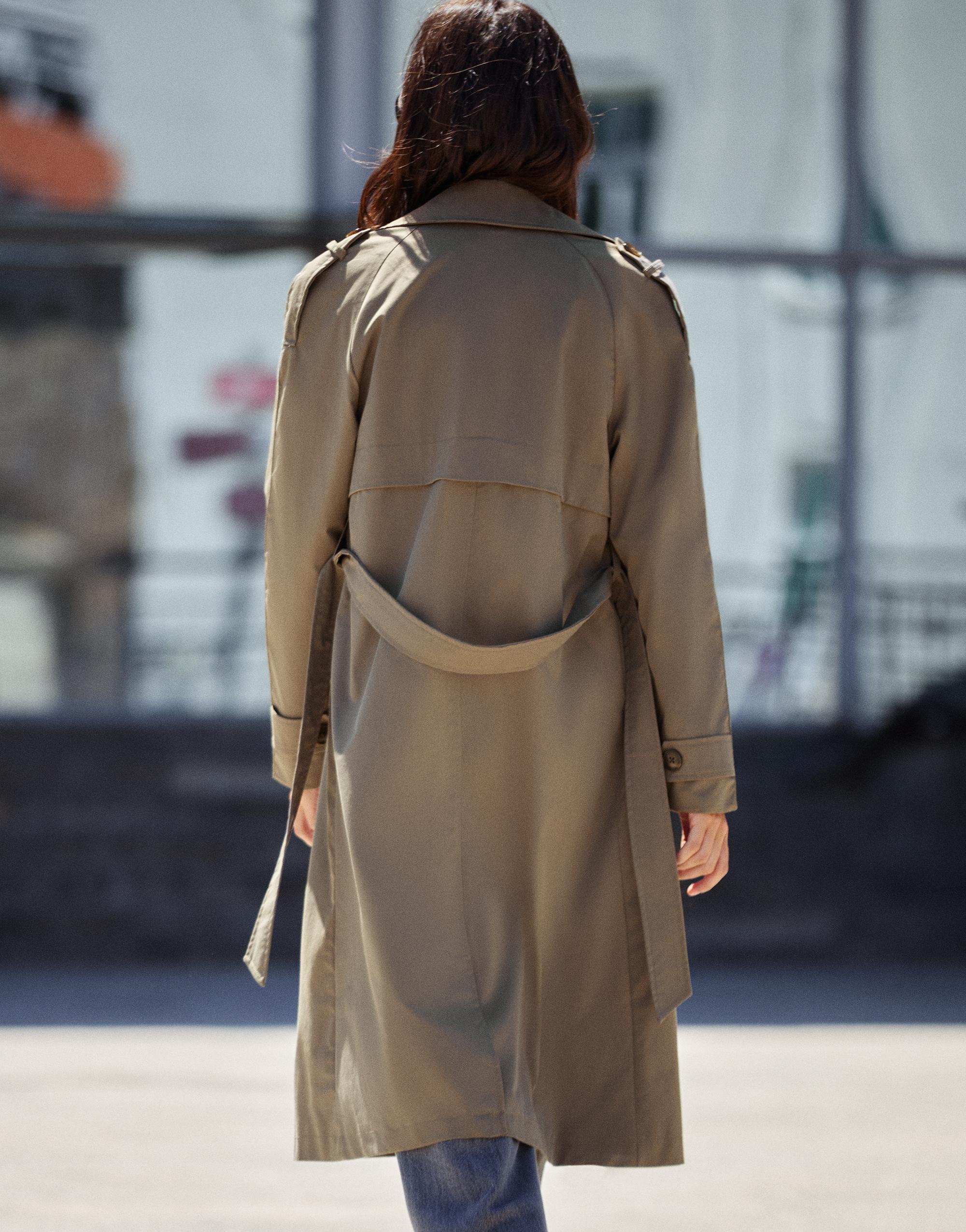 Trench coat — Mole brown