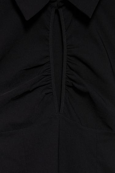 Short sleeve cut-out top — Black 6