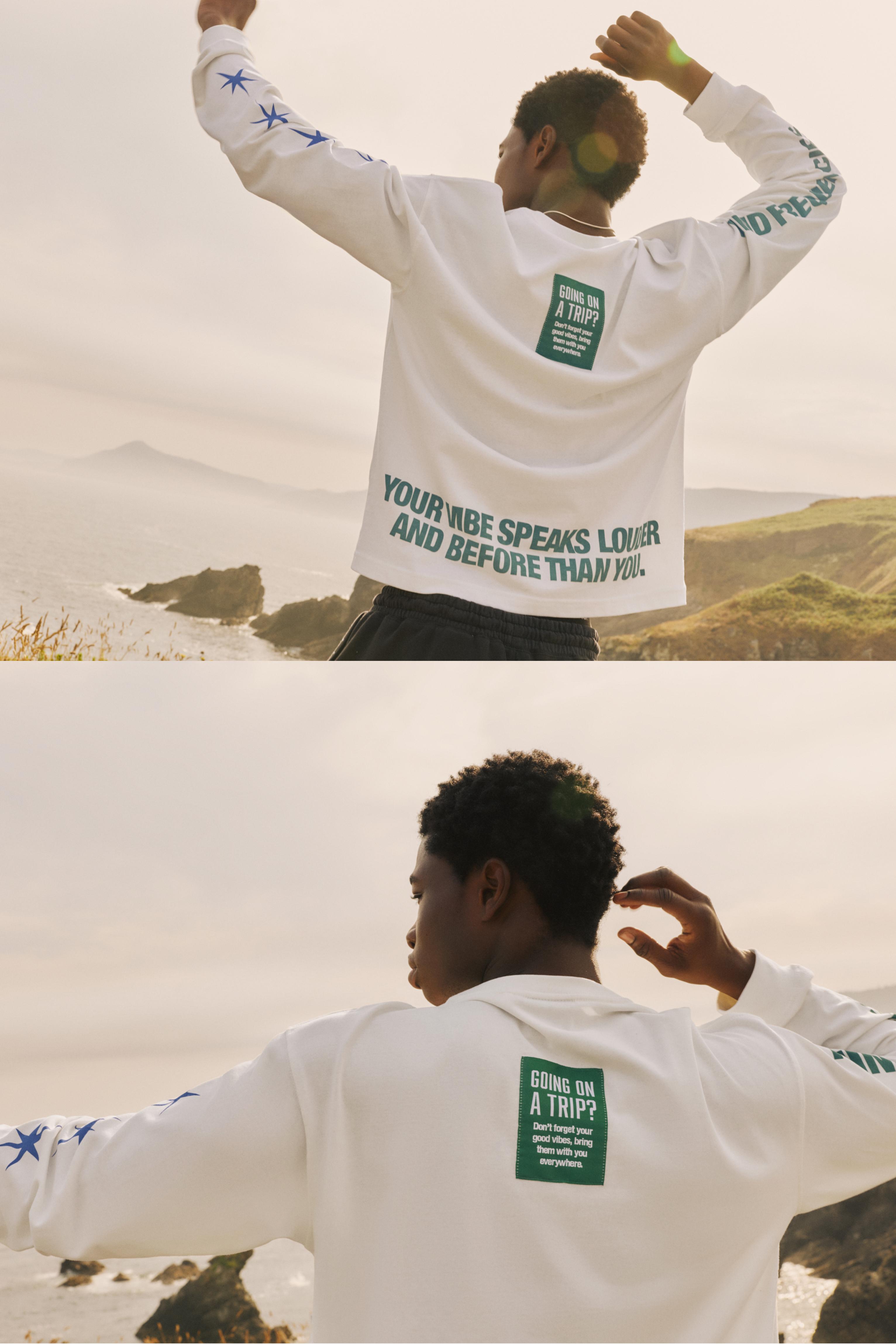 STWD long sleeve T-shirt — White