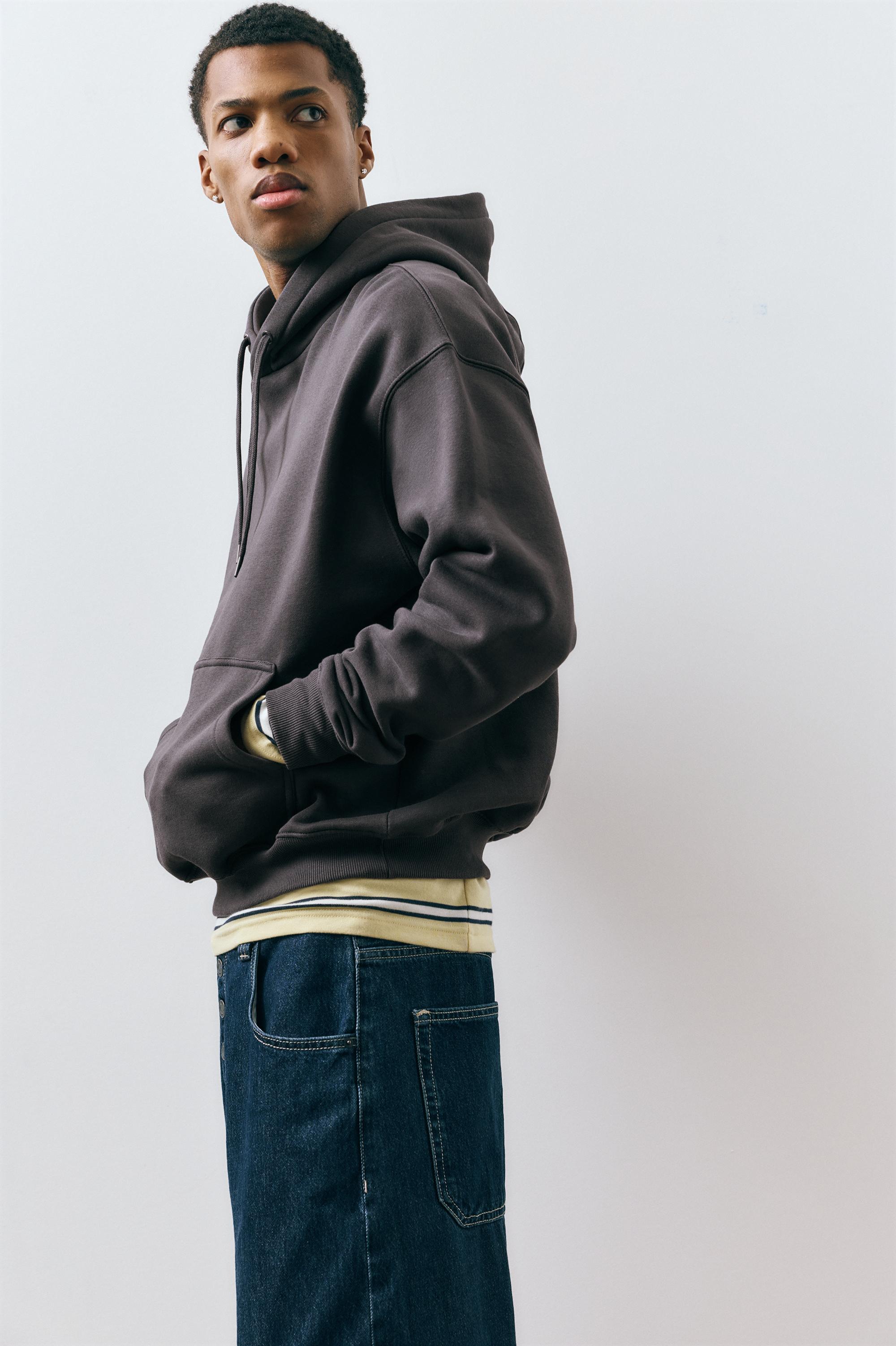 Basic kapüşonlu sweatshirt - Görsel 102