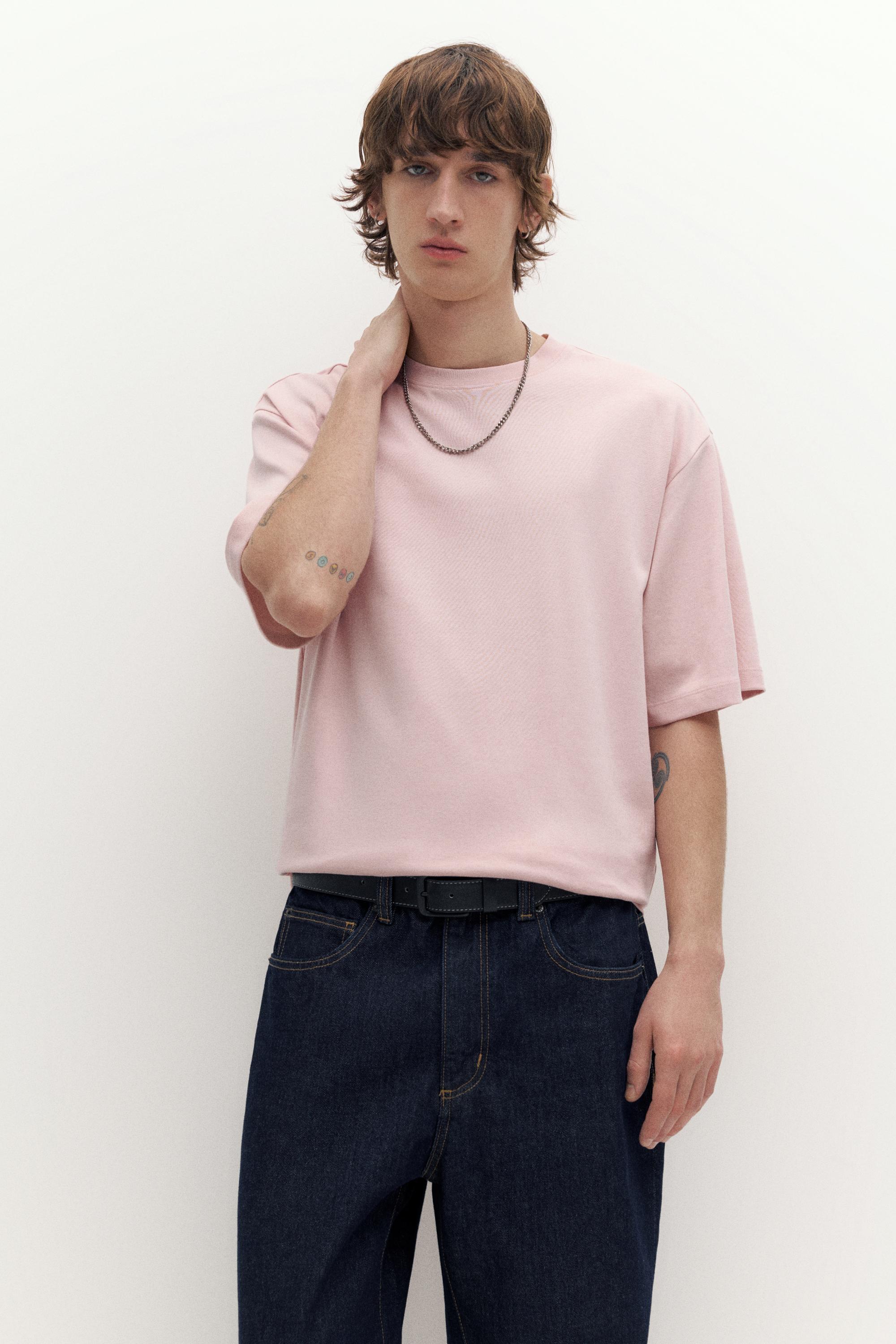 Boxy T-shirt — Pink