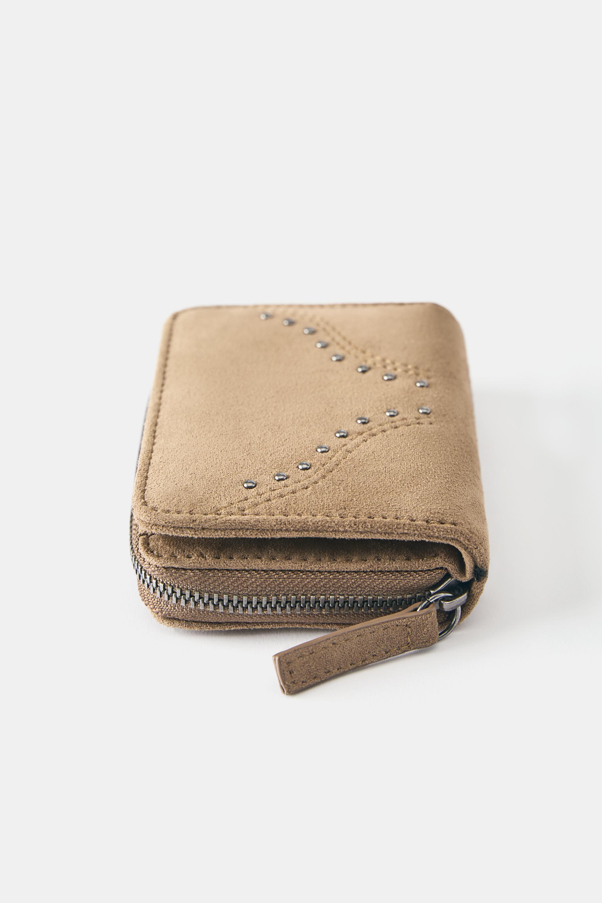 Studded wallet — Leather