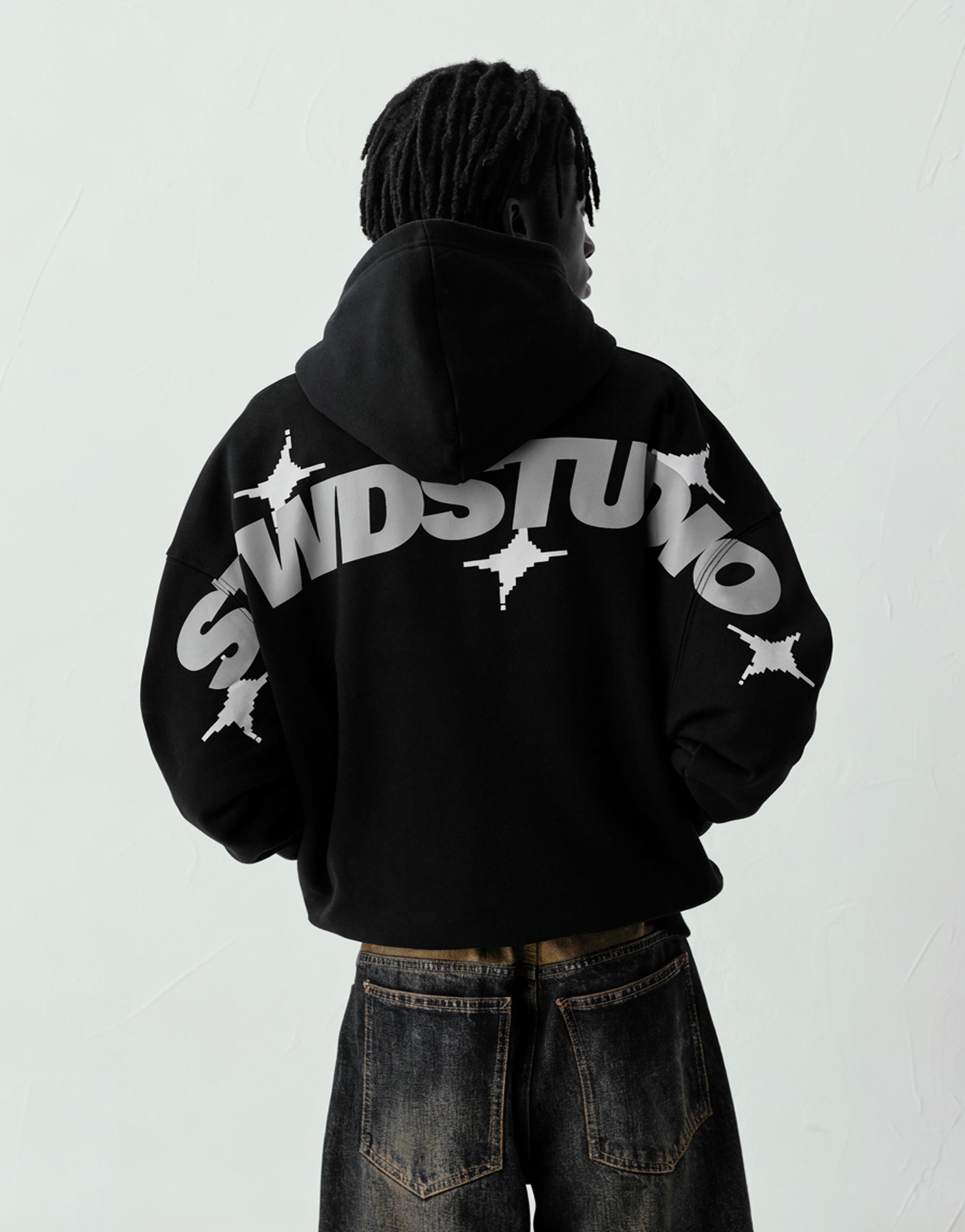 STWD Studio kapüşonlu sweatshirt - Görsel 7