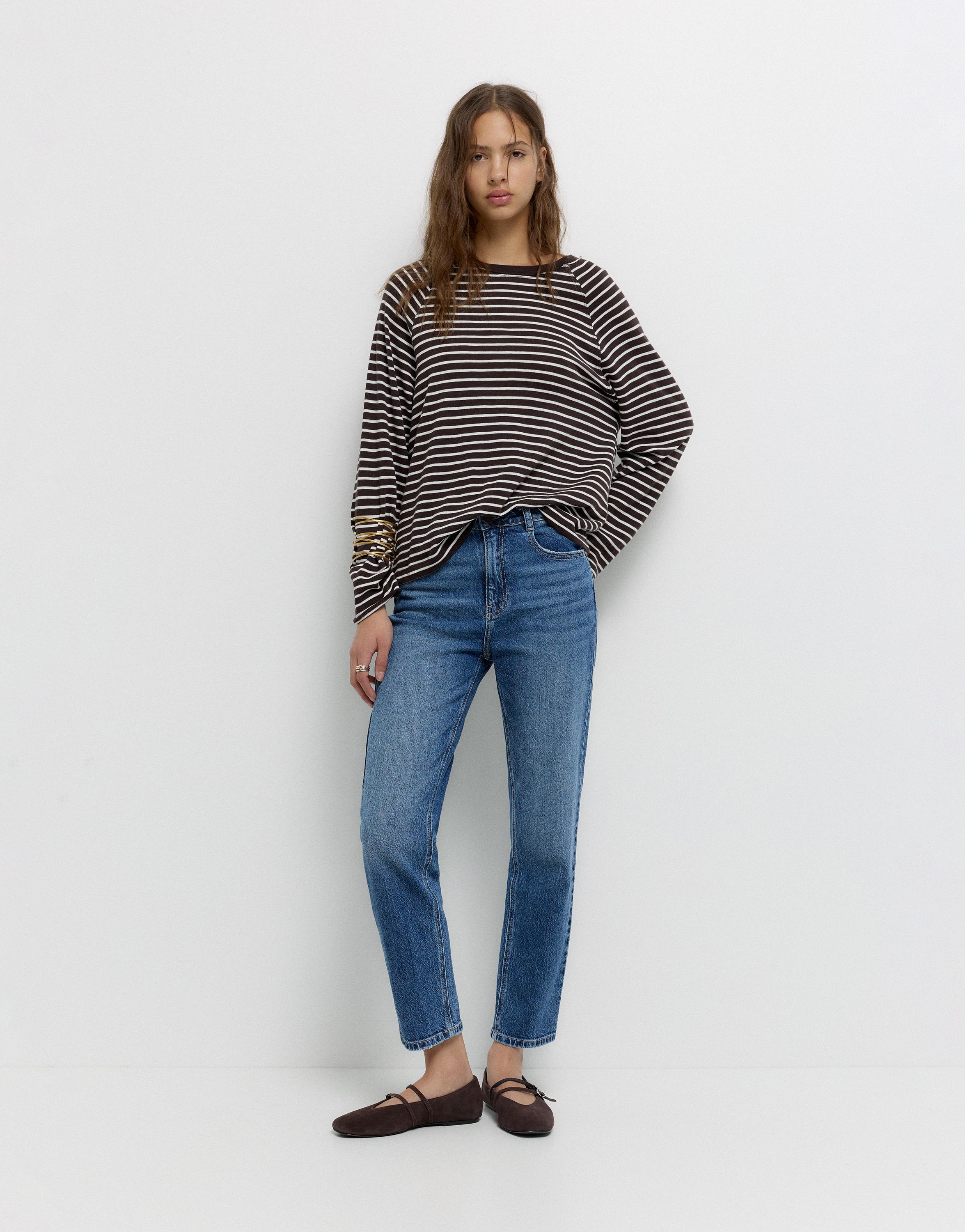 Slim fit comfort jeans — Medium blue