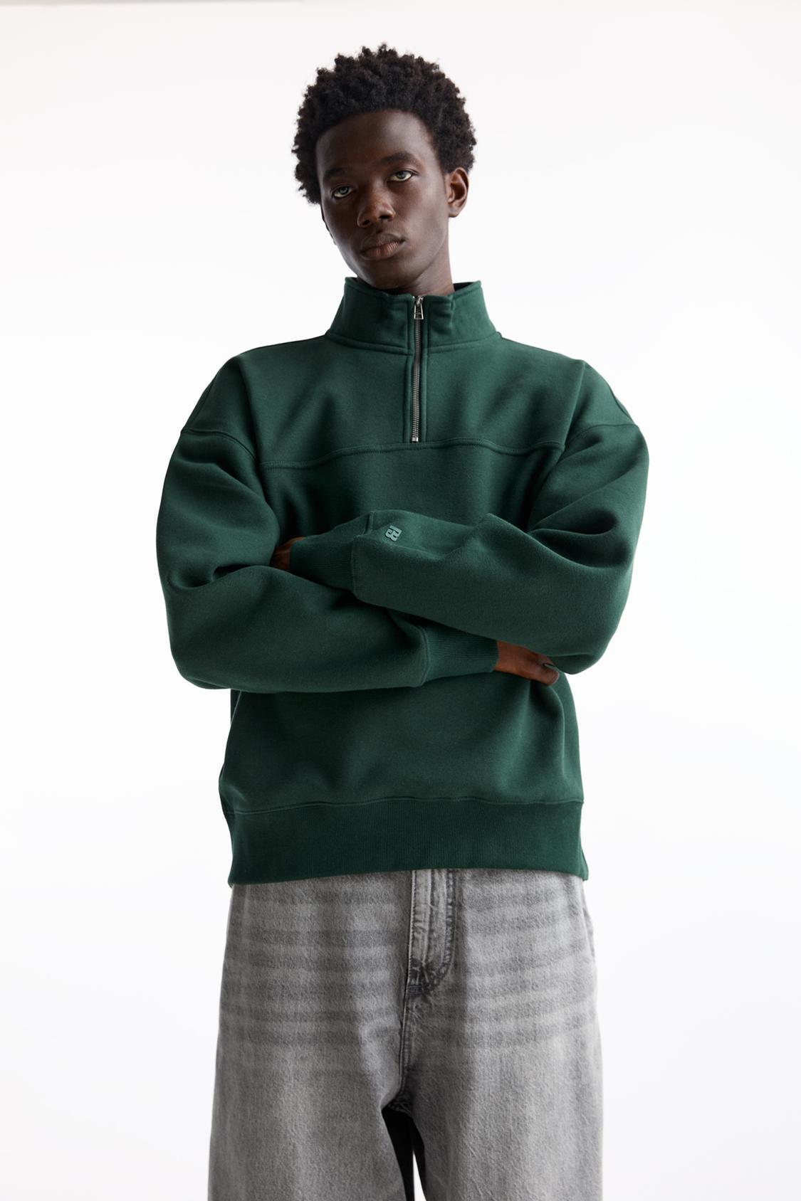 Felpa Con Colletto Felpa Oversize Felpa Con Colletto Felpa Uomo