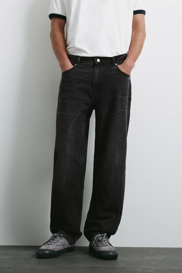Straight-leg jeans — Faded black 4