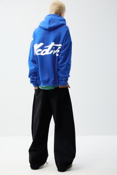 Blue STWD hood sweatshirt — Indigo 5