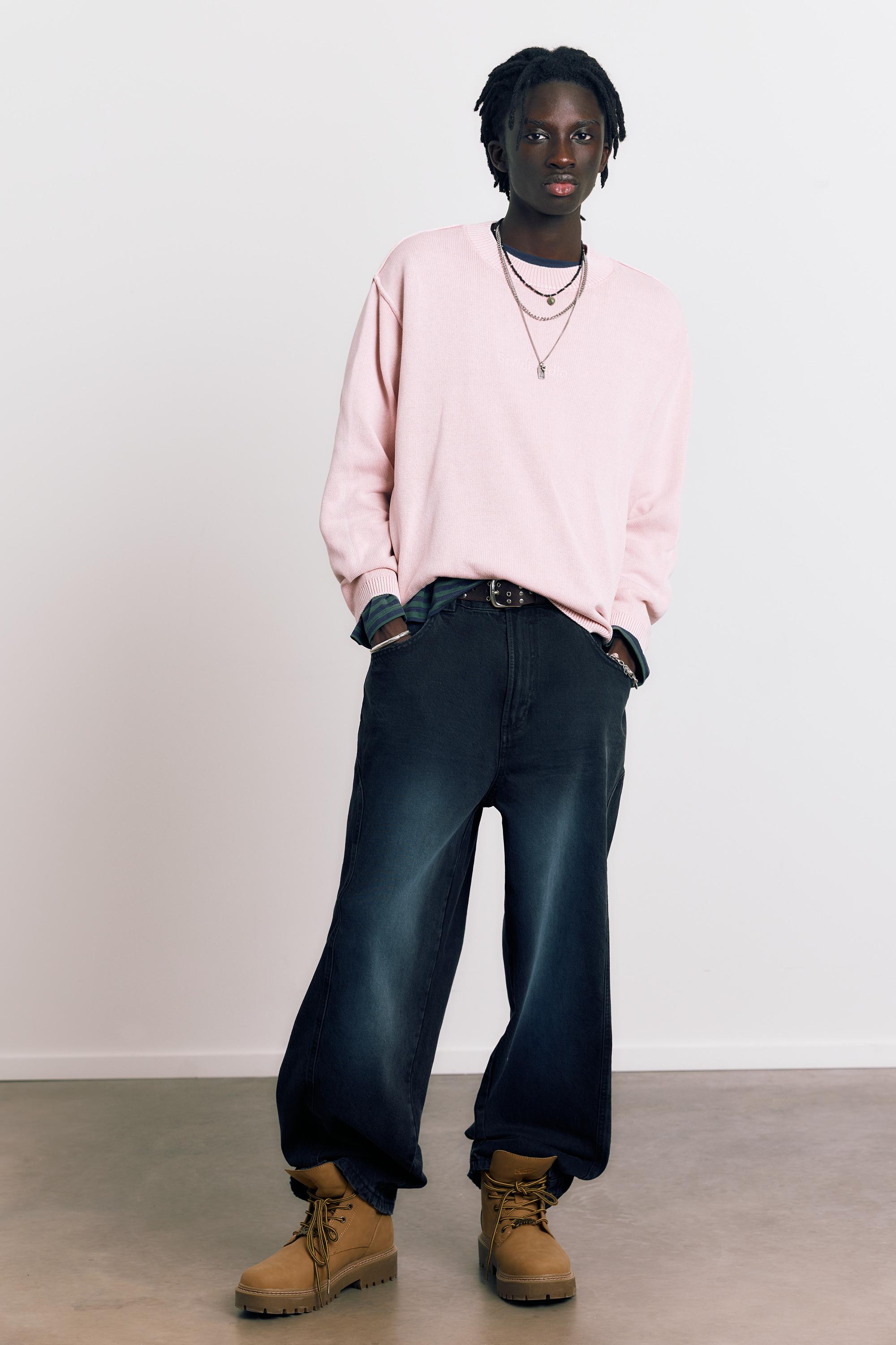 STWD Studio embroidered jumper — Pink