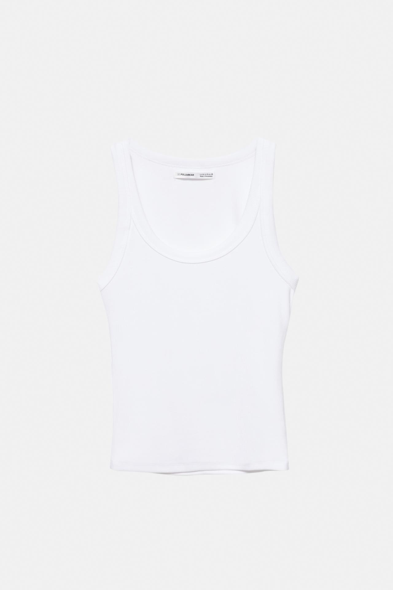 Basic tank top — White