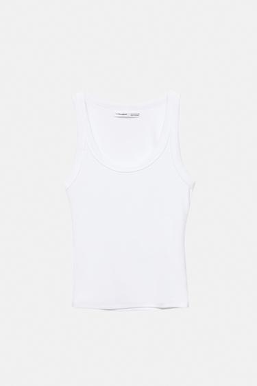Basic tank top — White 5