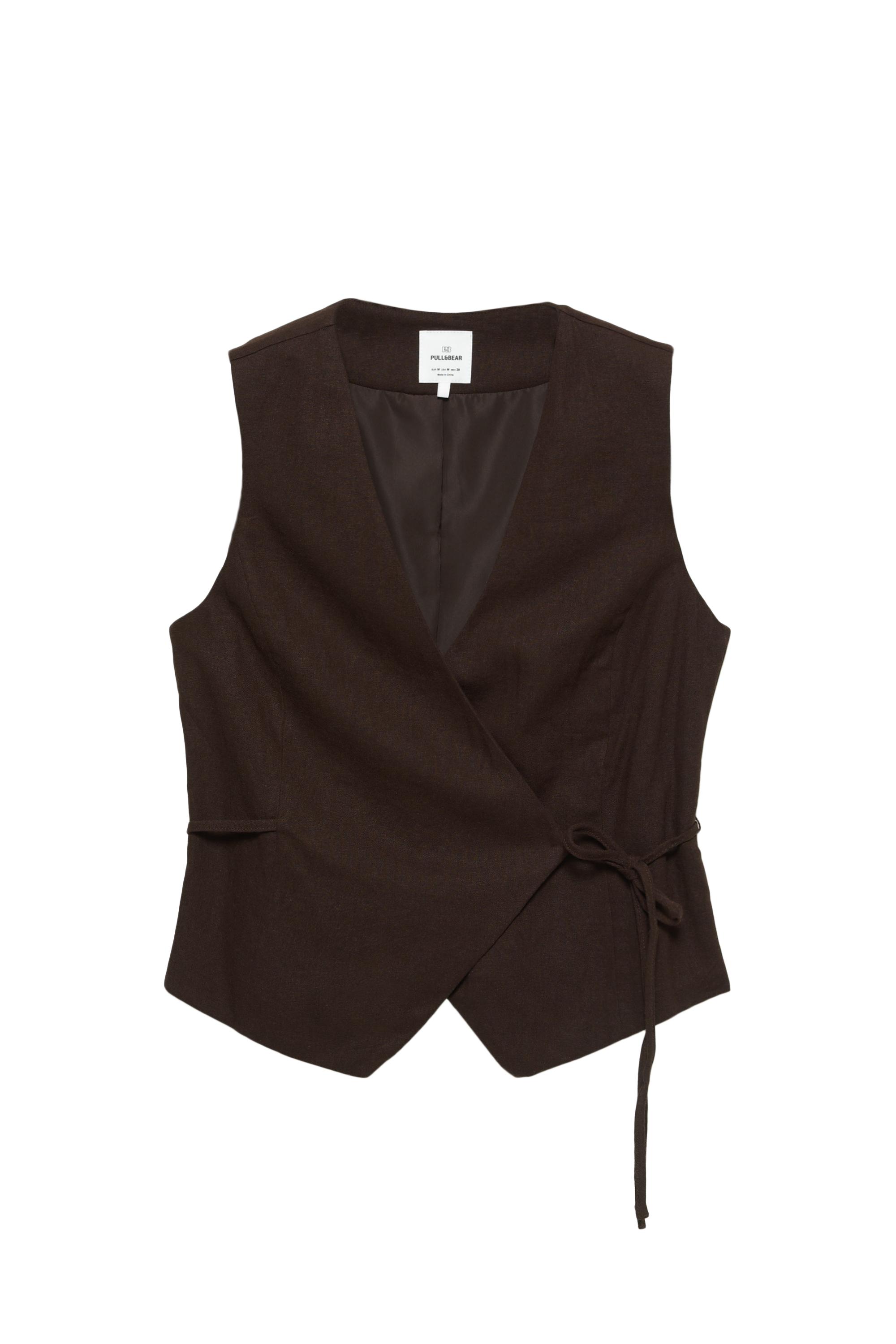 Rustik keten yelek - Görsel 51