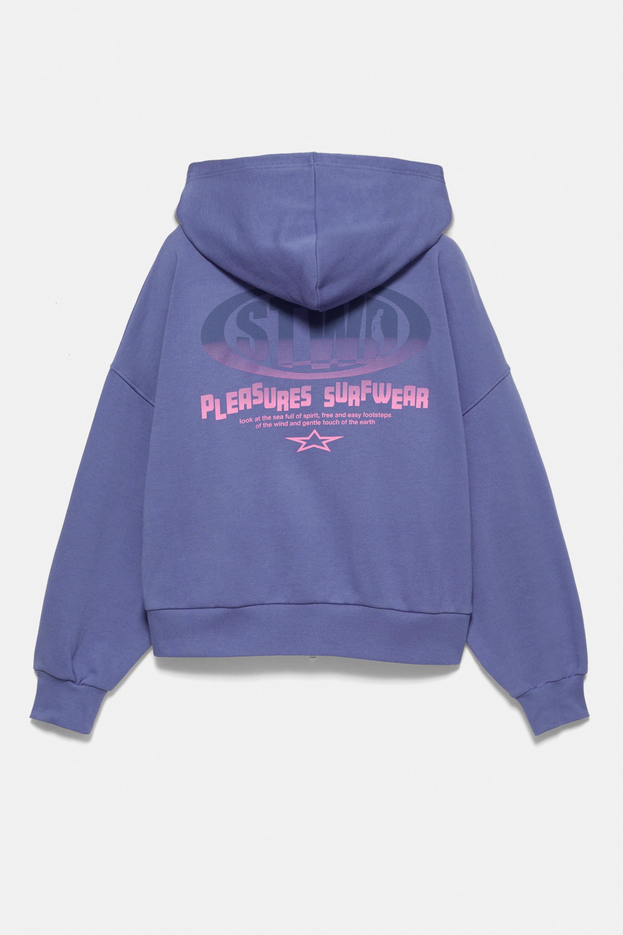 Pleasures x STWD hoodie — Bluish