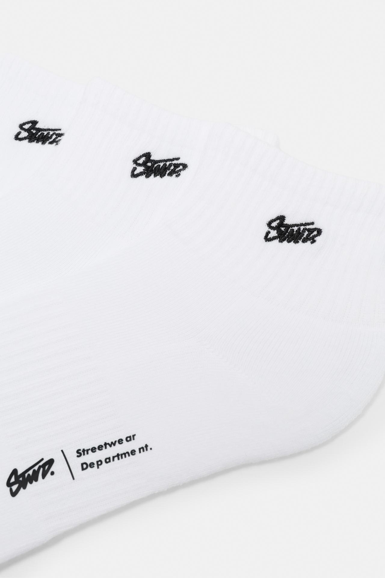 Pack of 3 pairs of STWD socks — White