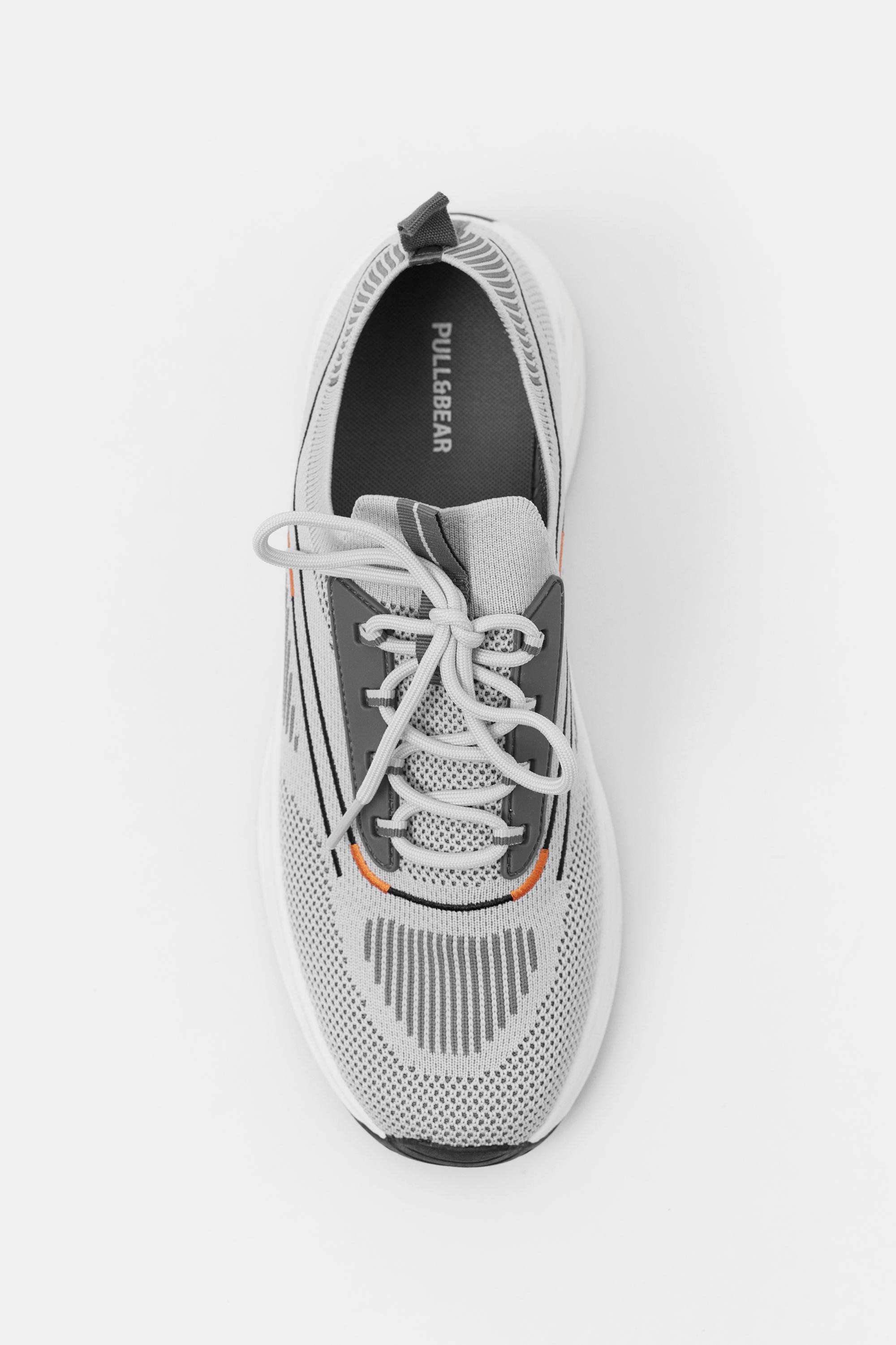 Fabric trainers — Grey